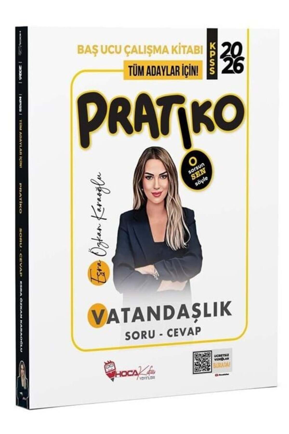 Hoca Kafası 2026 KPSS Vatandaşlık Pratiko Soru Cevap Çalışma Kitabı - Esra Özkan Karaoğlu Hoca Kafas