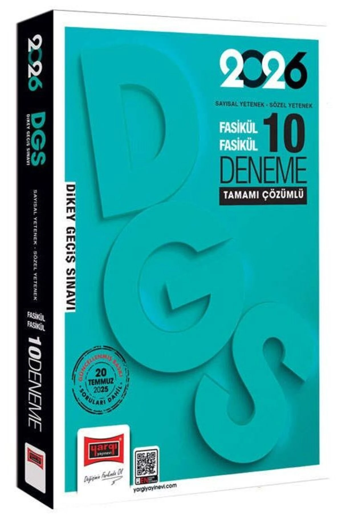 Yargı 2026 DGS 10 Deneme Fasikül Çözümlü