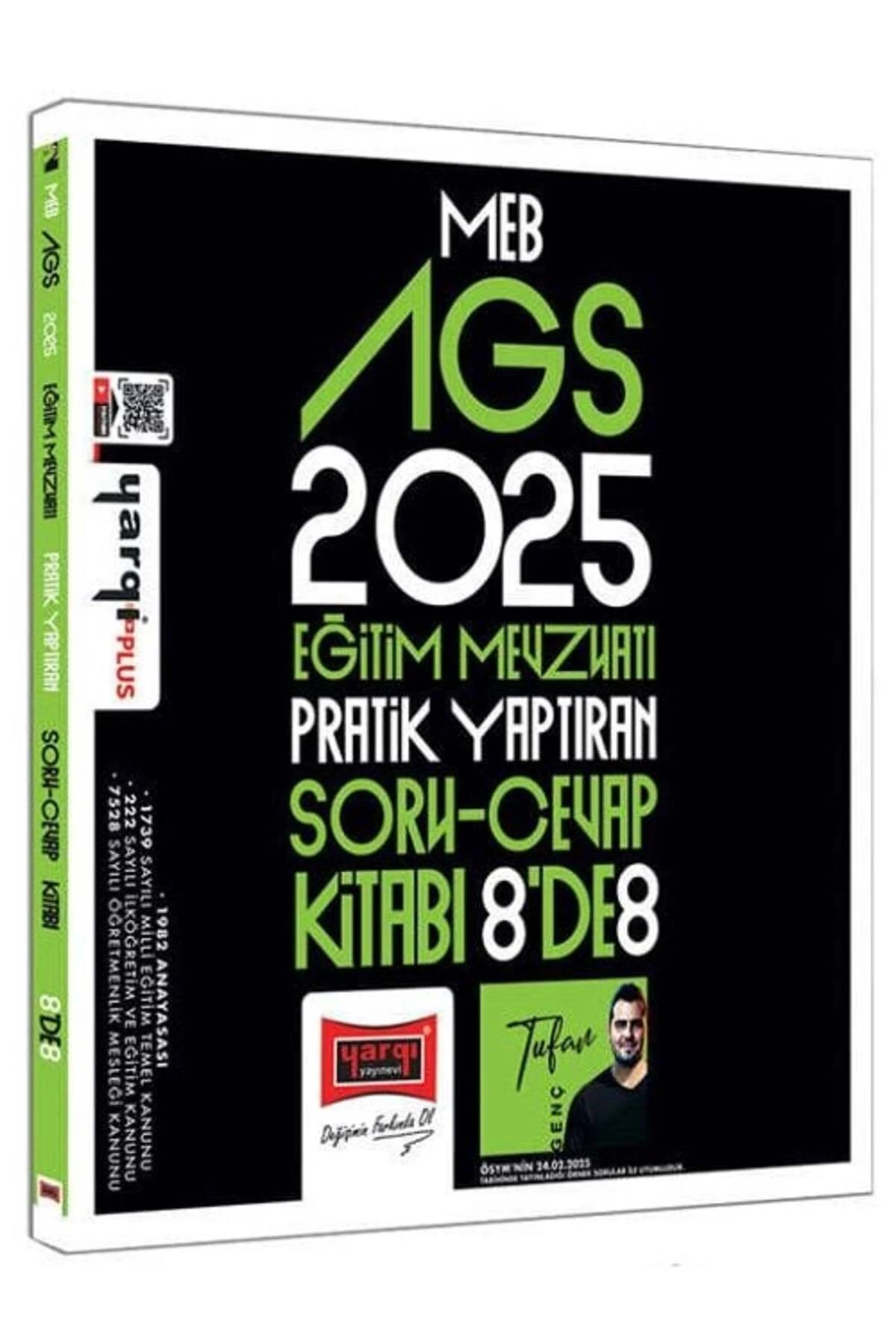 Yargı 2025 Meb-ags Eğitim Mevzuatı Pratik Yaptıran 8 De 8 Soru Cevap Kitabı - Tufan Genç Yargı Yayın