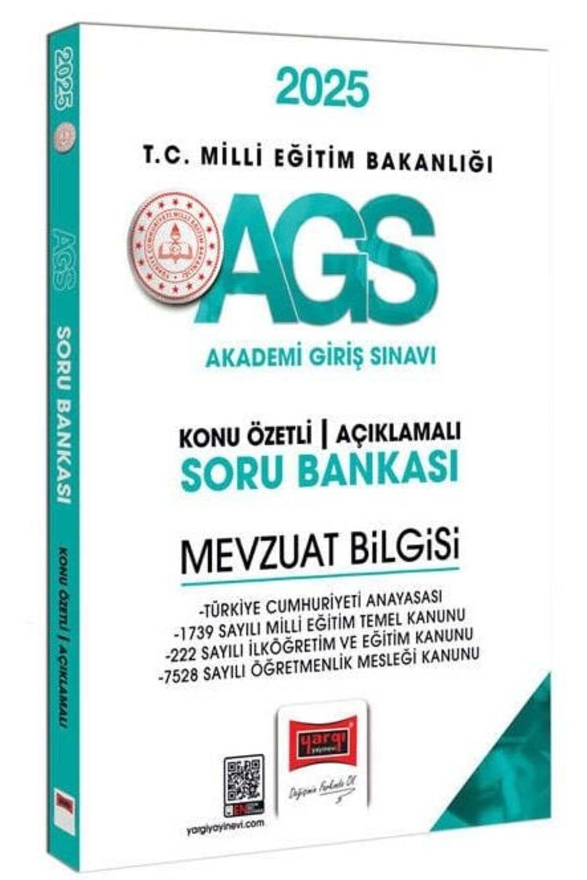 Yargı 2025 Meb-ags Mevzuat Bilgisi Konu Özetli Açıklamalı Soru Bankası