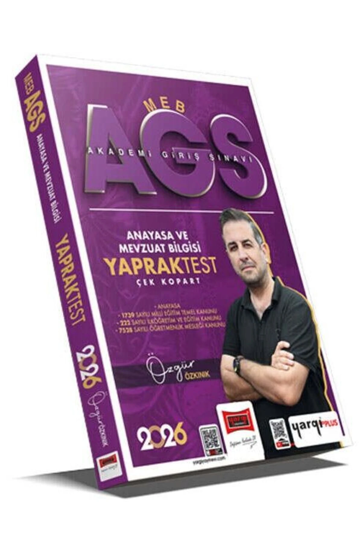 Yargı 2026 MEB-AGS Anayasa ve Mevzuat Bilgisi Yaprak Test - Özgür Özkınık Yargı Yayınları