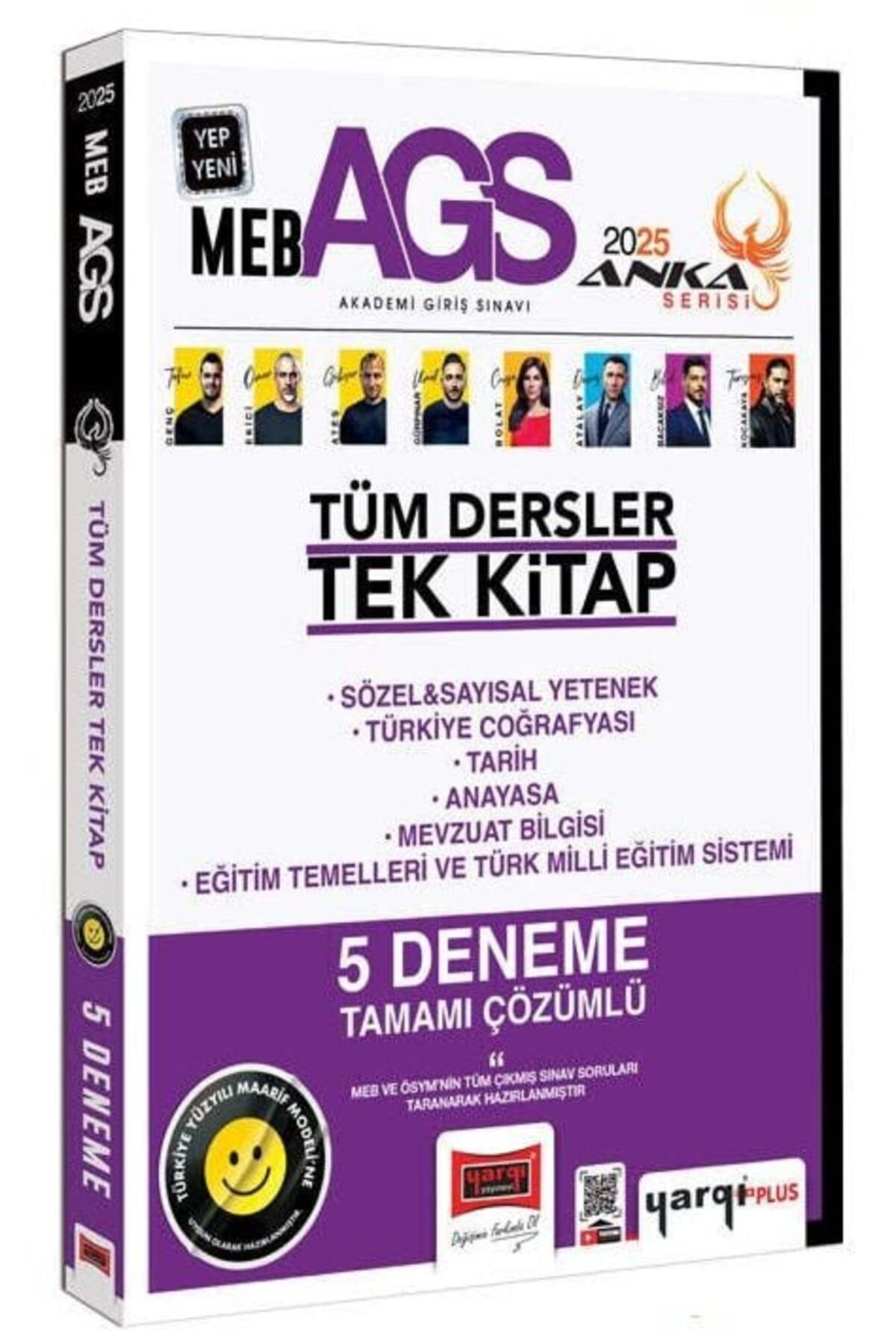 Yargı 2025 Meb-ags Tüm Dersler Tek Kitap 5 Deneme Çözümlü Anka Serisi