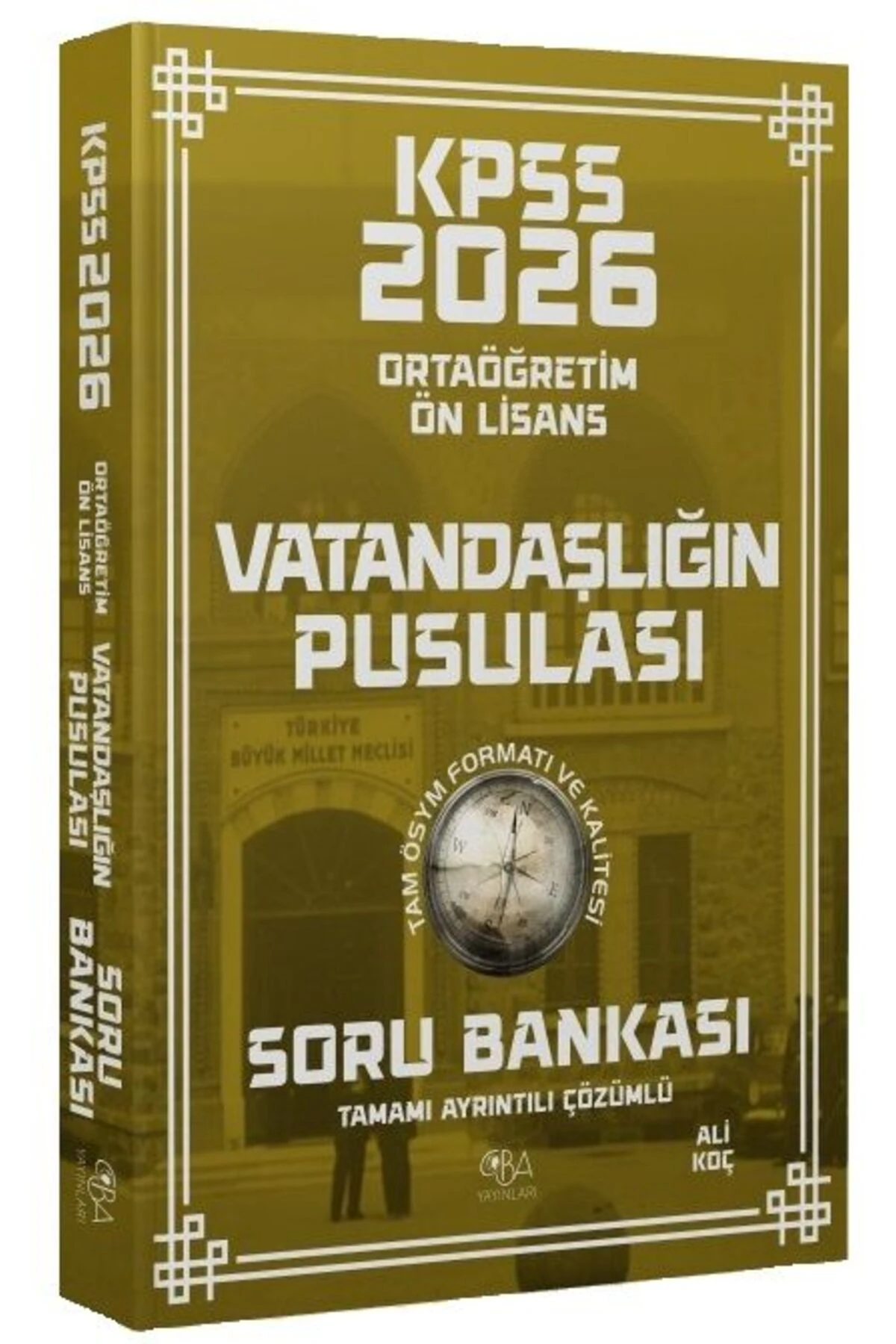 CBA Yayınları 2026 KPSS Lise Ortaöğretim Ön Lisans Vatandaşlık Vatandaşlığın Pusulası Soru Bankası Ç