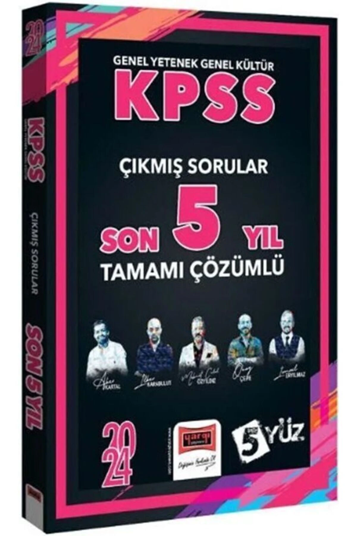 2024 KPSS 5Yüz GK-GY Tüm Dersler Son 5 Yıl Tamamı Çözümlü Çıkmış Sorular