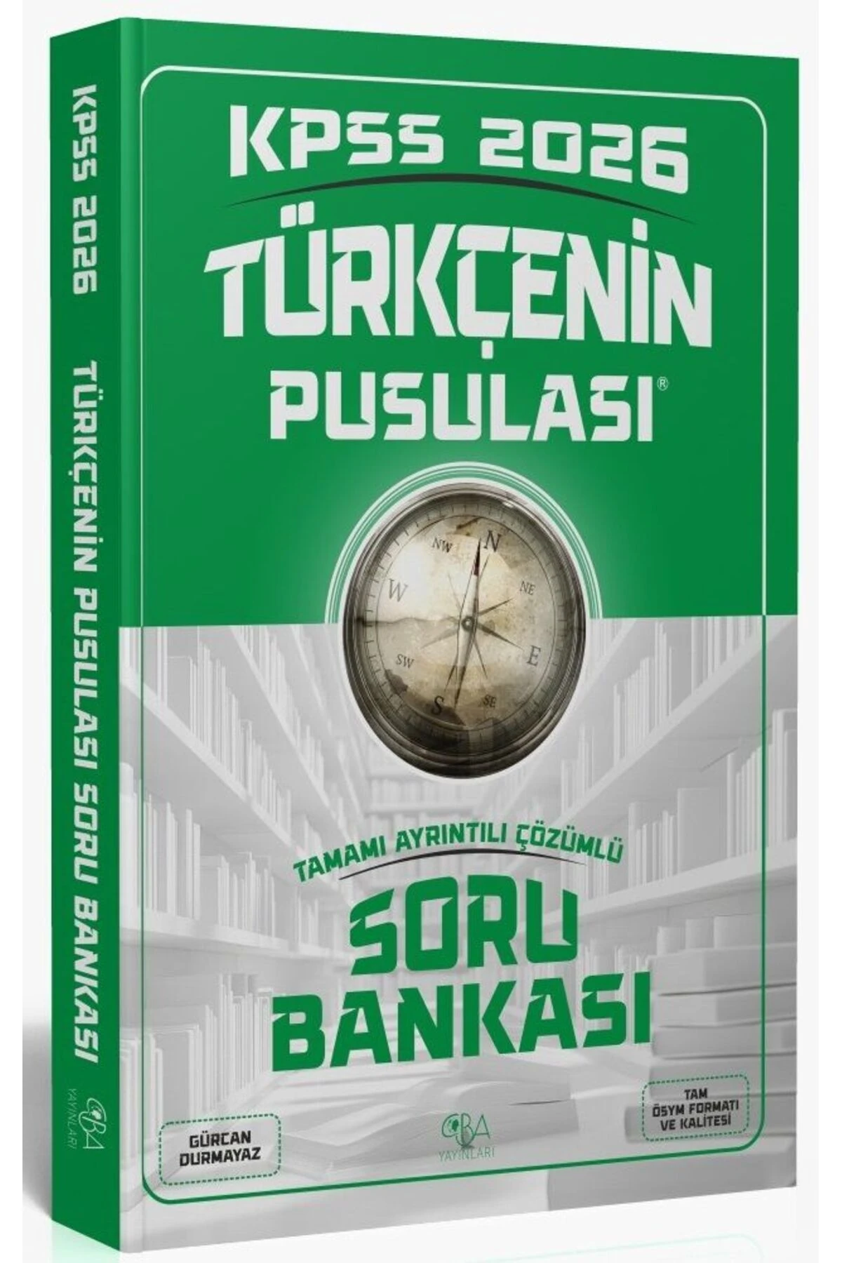 CBA Yayınları 2026 KPSS Türkçenin Pusulası Soru Bankası Çözümlü - Gürcan Durmayaz CBA Yayınları