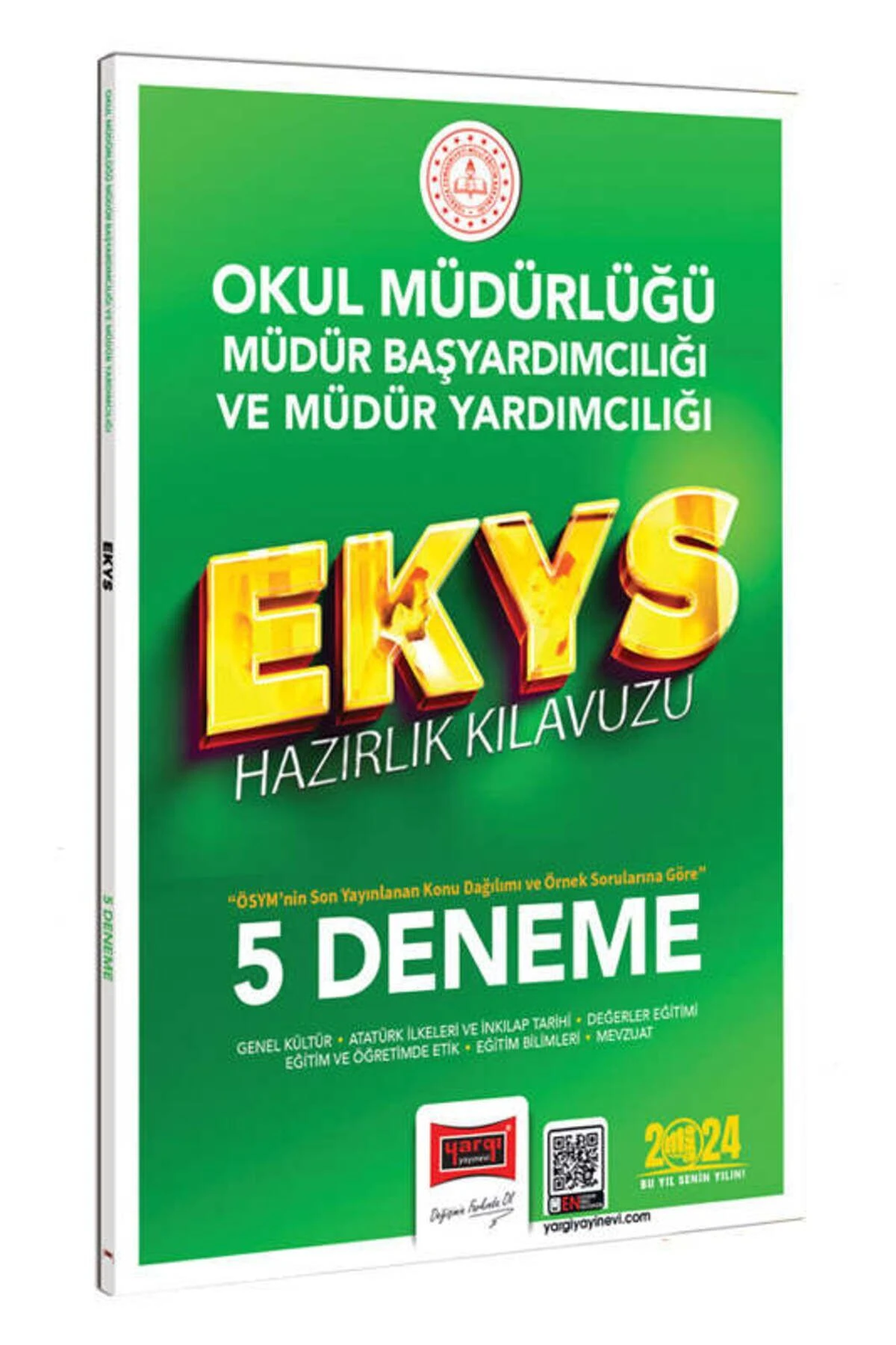 2024 EKYS Okul Müdürlüğü - Müdür Başyardımcılığı ve Müdür Yardımcılığı Tamamı Çözümlü 5 Deneme