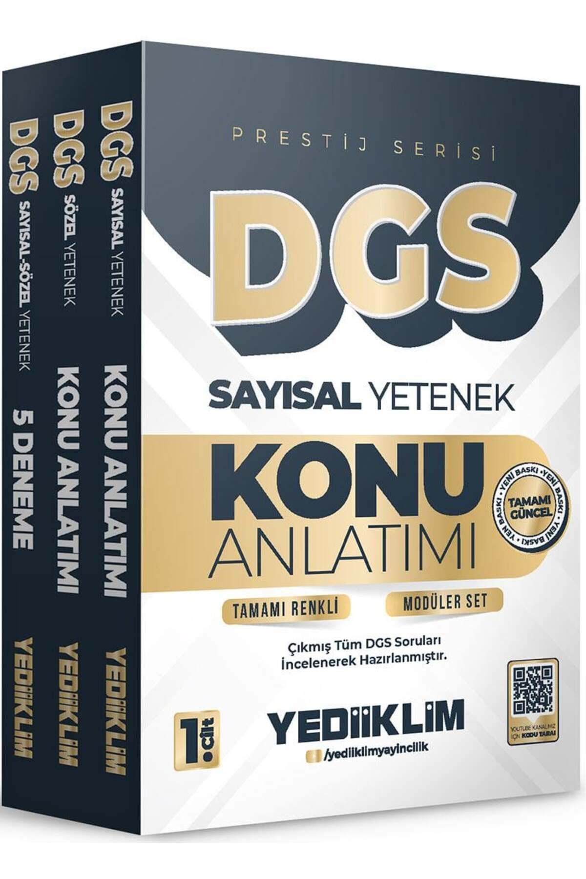 2026 Dgs Prestij Serisi Tamamı Renkli Konu Anlatımı Modüler Set 3 Kitap