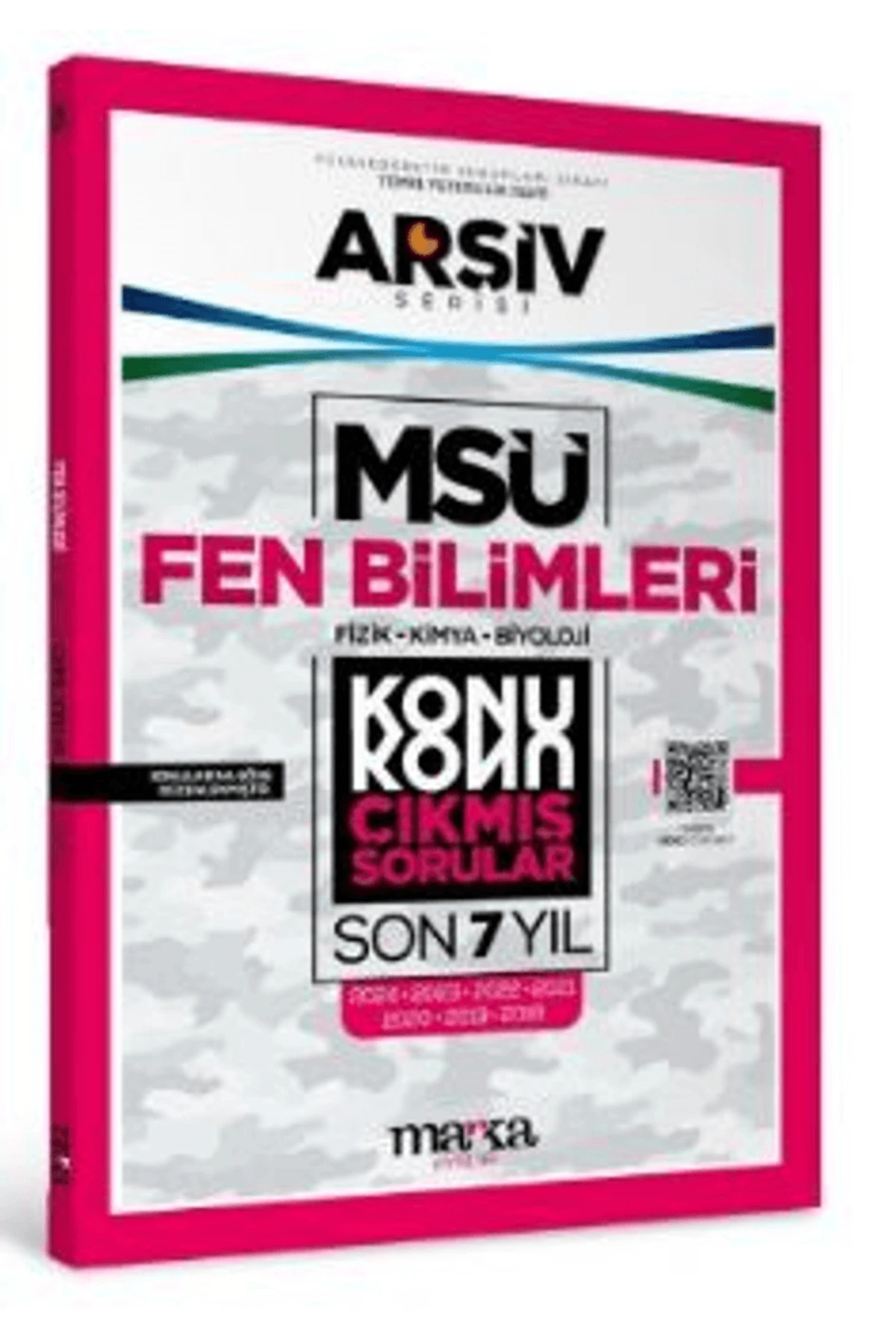 MSÜ Fen Bilimleri Konu Konu Çıkmış Sorular Son 7 Yıl / Kollektif / Marka Yayınları / 9786255501226