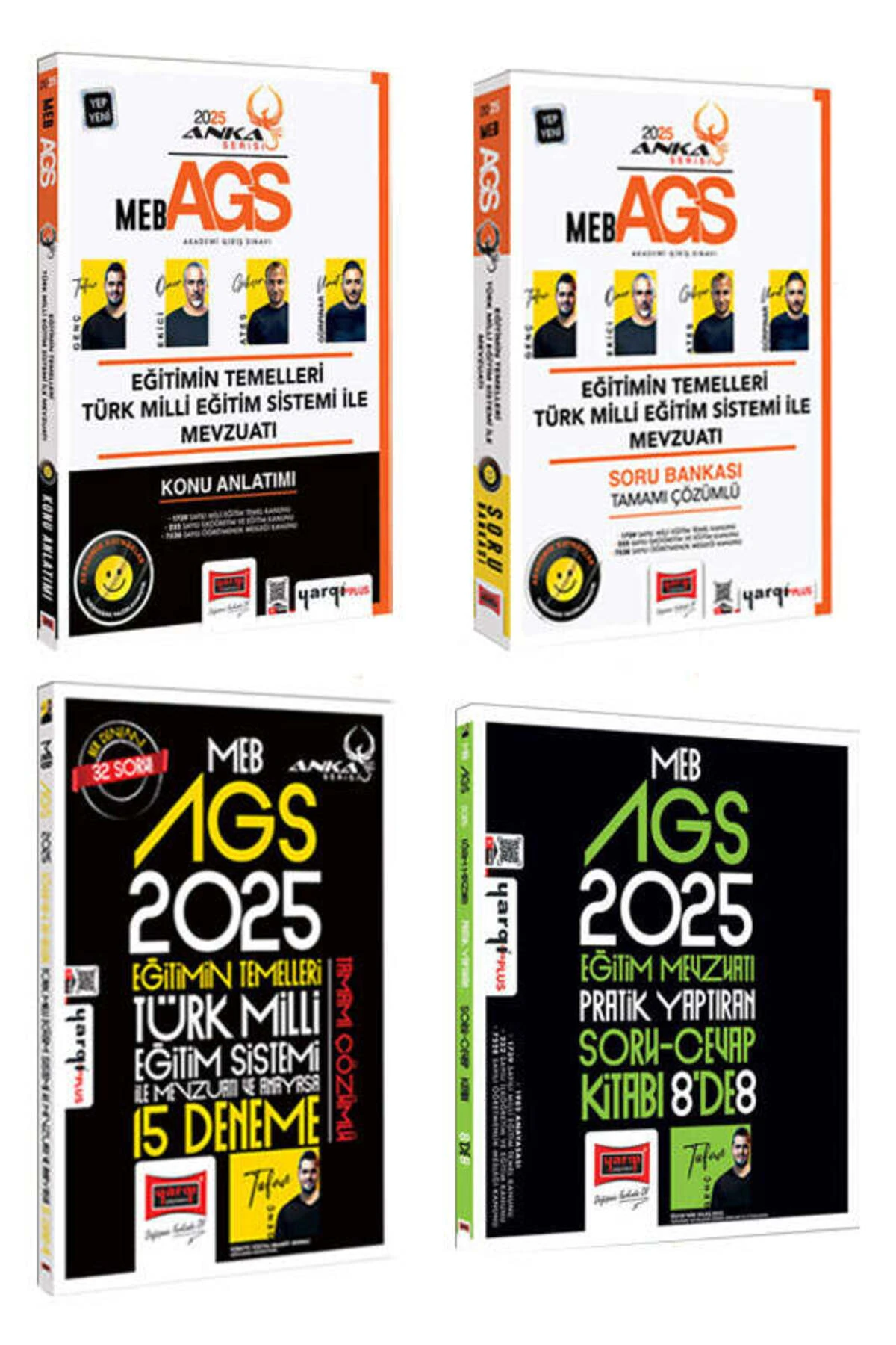 2025 MEB-AGS Anka Serisi Eğitimin Temelleri Türk Milli Eğitim Sistemi ve Mevzuatı Full Set