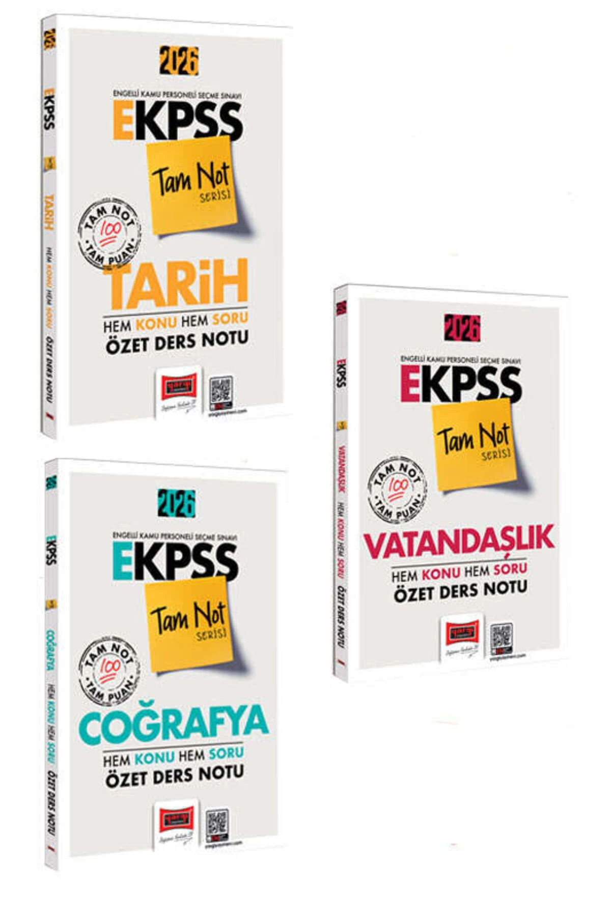 Yargı Yayınları 2026 E-KPSS Tam Not Serisi Hem Konu Hem Soru Genel Kültür Seti