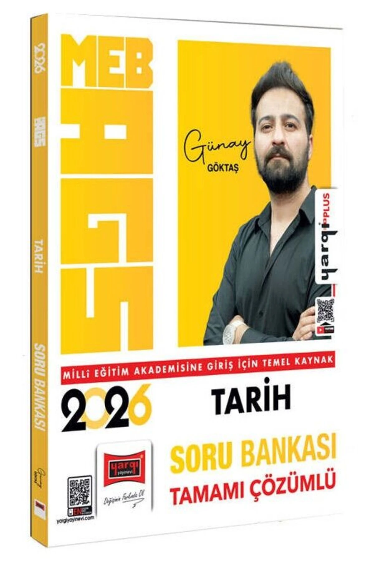 Yargı 2026 MEB-AGS Tarih Soru Bankası Çözümlü - Günay Göktaş