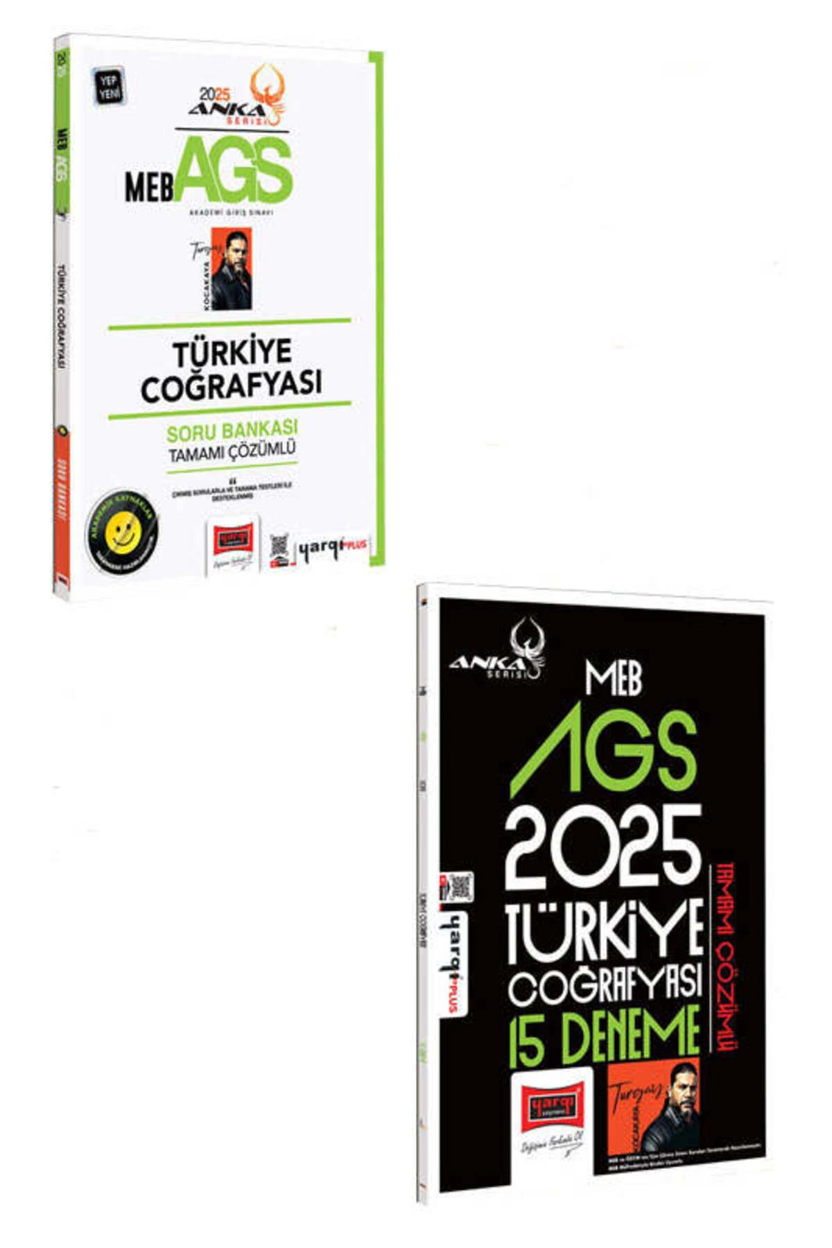 Yargı Yayınları 2025 MEB-AGS Anka Serisi Türkiye Coğrafyası Soru ve Deneme Seti (2 Kitap)