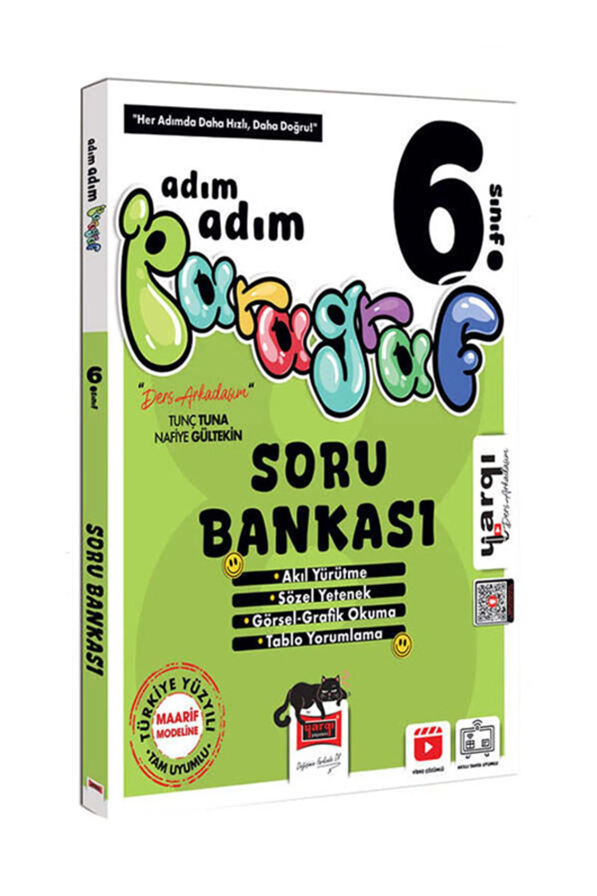 Ders Arkadaşım 6.Sınıf Adım Adım Paragraf Soru Bankası