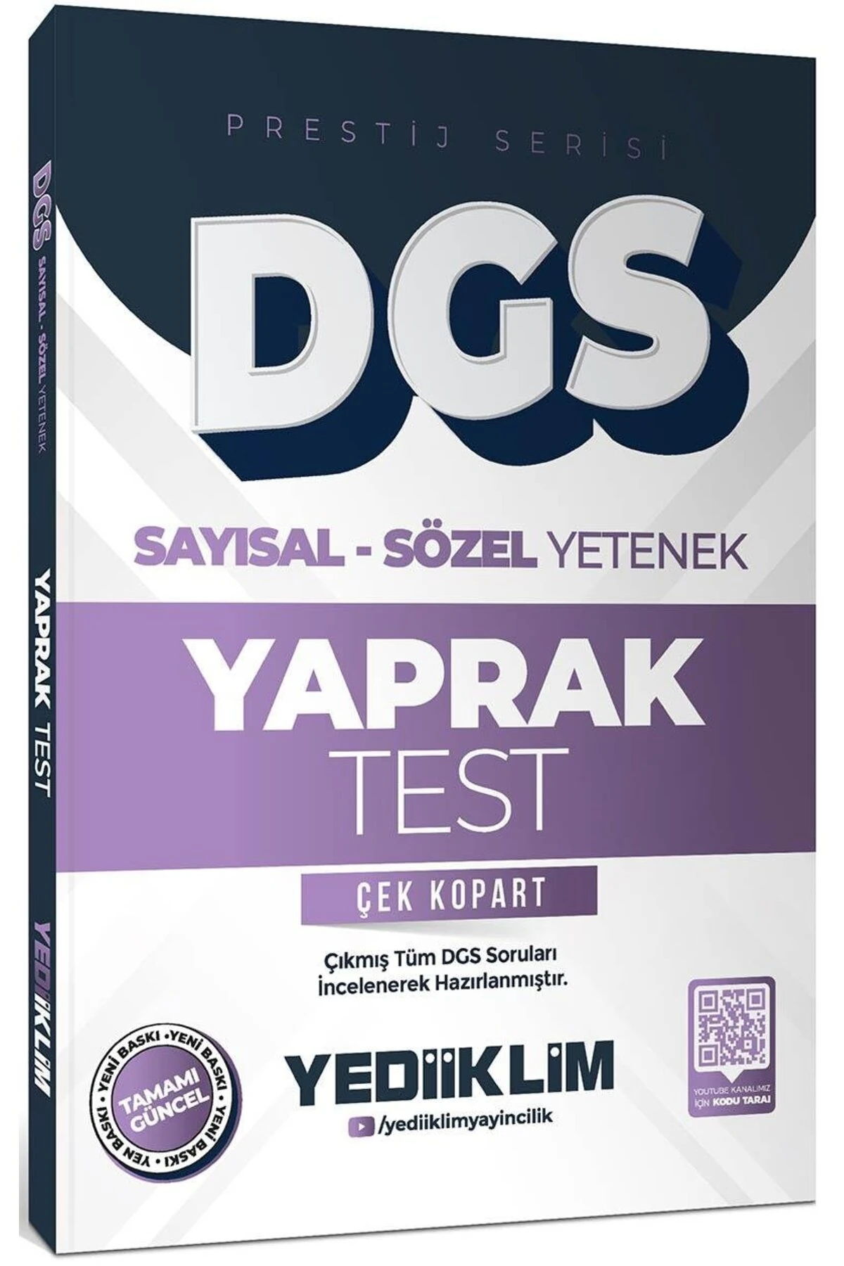 2026 DGS Prestij Serisi Sayısal Sözel Yetenek Çek Kopart Yaprak Test