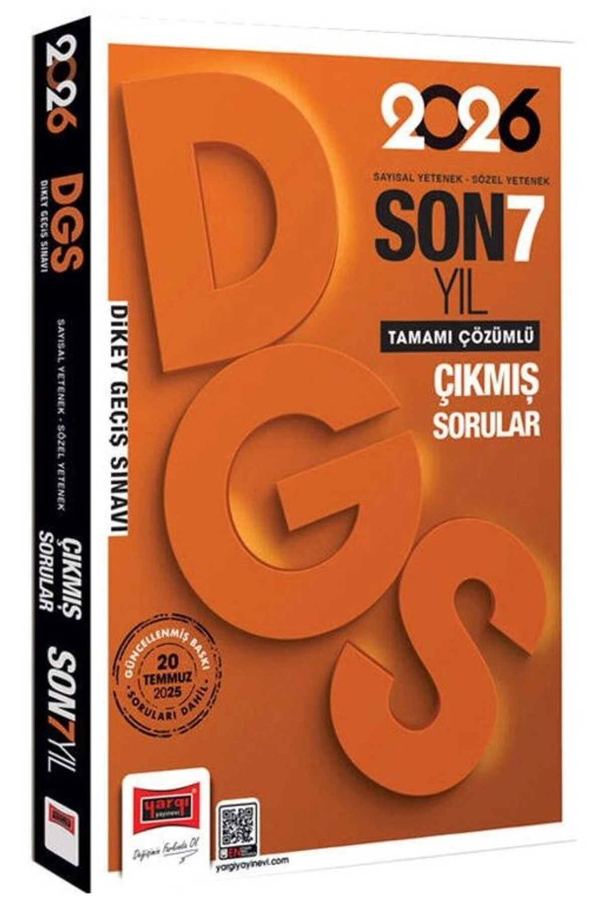 Yargı 2026 DGS Çıkmış Sorular Son 7 Yıl Çözümlü Yargı Yayınları