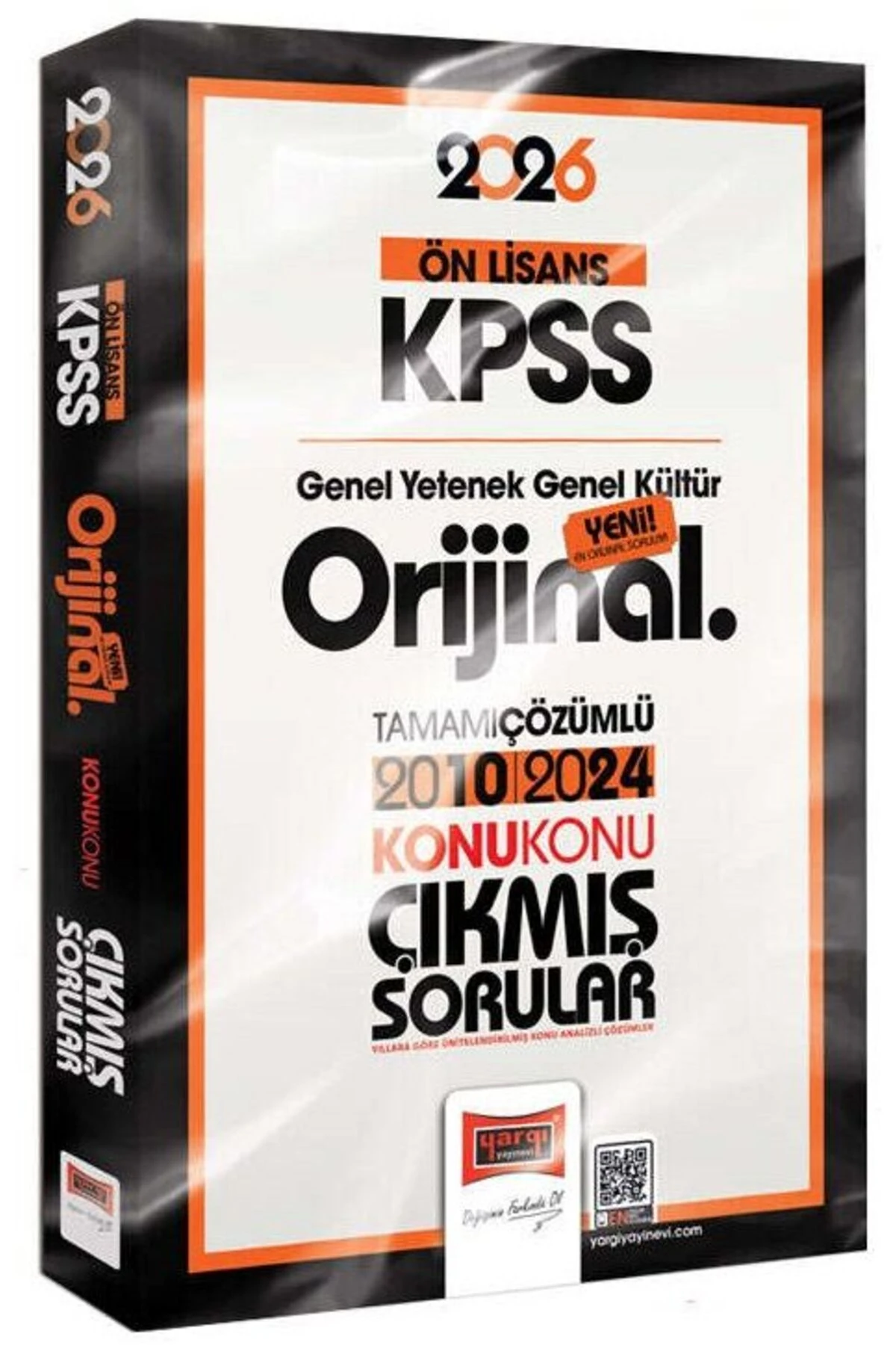Yargı 2026 KPSS Ön Lisans Orijinal Çıkmış Sorular 2010-2024 Konu Konu Çözümlü Yargı Yayınları