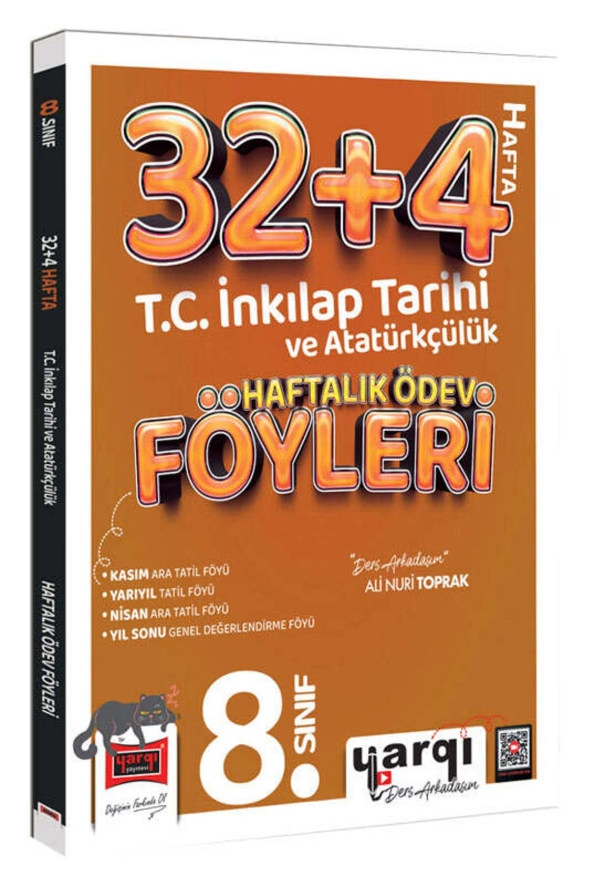 Yargı Ders Arkadaşım 8.Sınıf T.C. İnkılap Tarihi ve Atatürkçülük 32+4 Haftalık Ödev Föyleri
