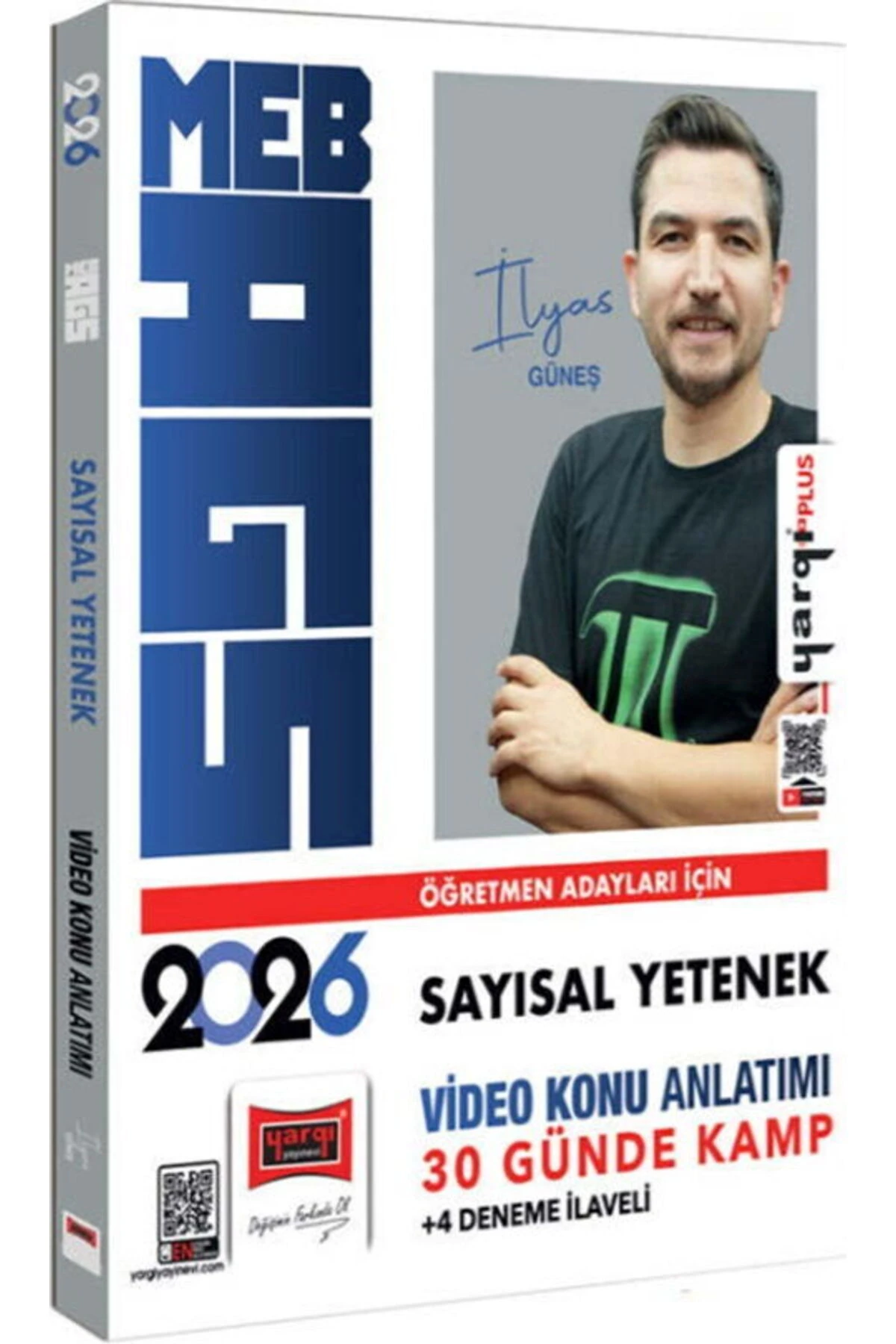 Yargı Yayınları 2026 MEB AGS Öğretmen Adayları İçin Sayısal Yetenek 30 Günde Kamp Kitabı