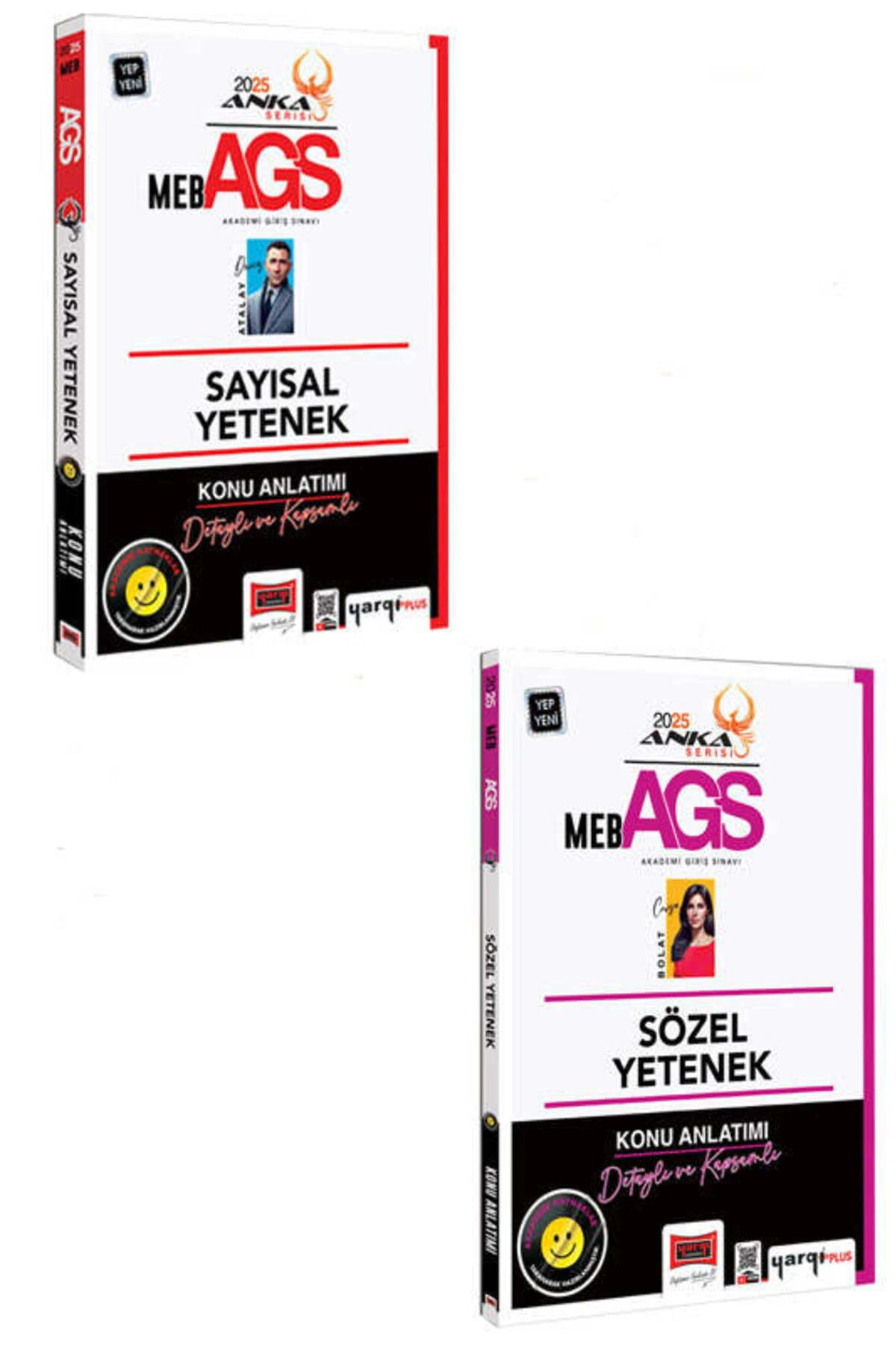 Yargı Yayınları 2025 MEB-AGS Anka Serisi Sayısal-Sözel Yetenek Konu Anlatım Seti (2 Kitap)