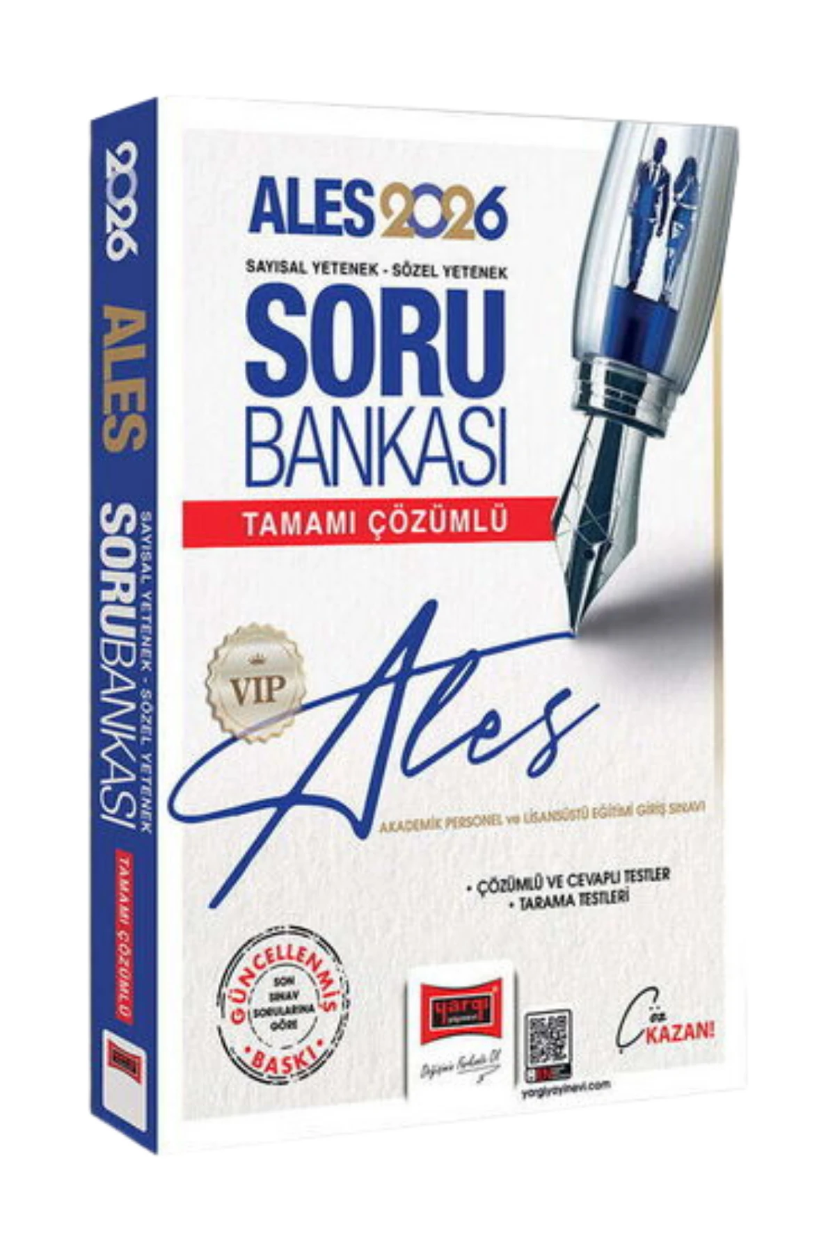 2026 ALES VIP Sayısal-Sözel Yetenek Tamamı Çözümlü Soru Bankası-YEP YENİ
