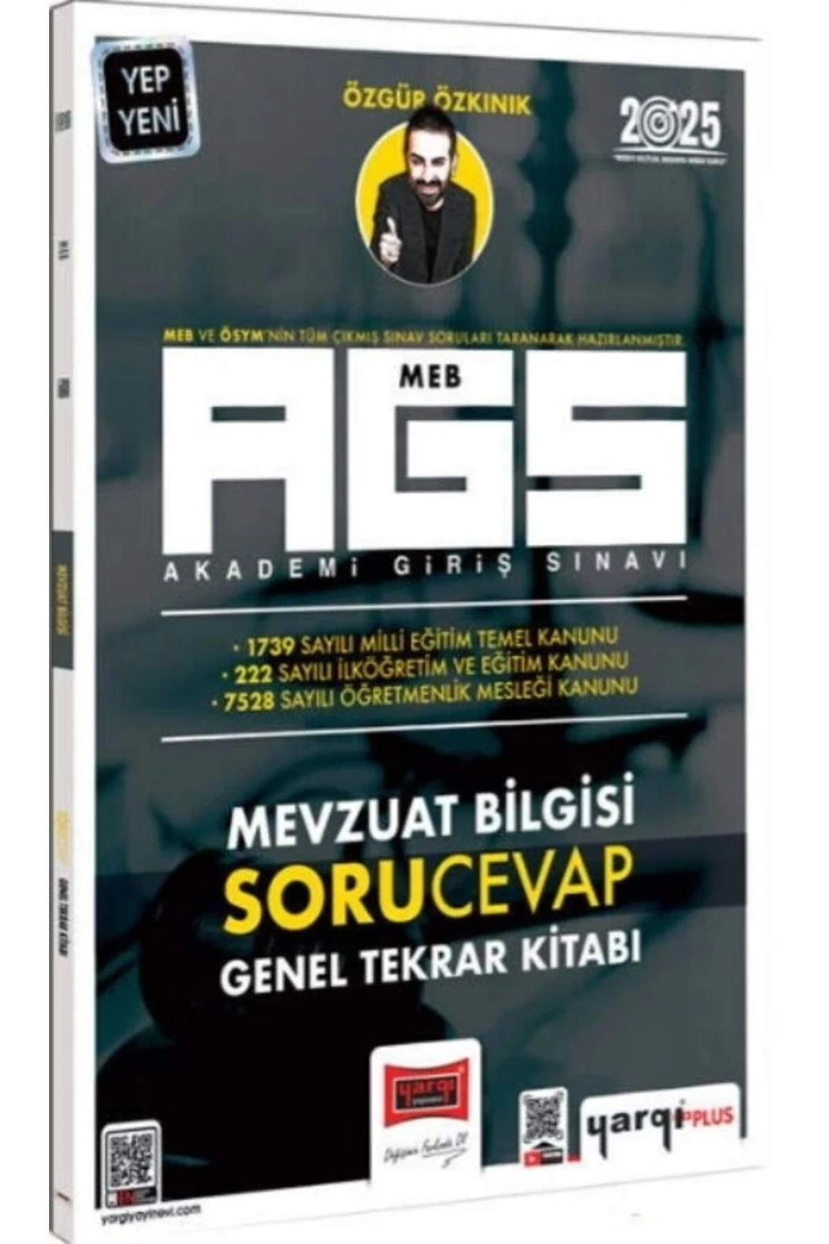 Yargı 2025 Meb-ags Mevzuat Bilgisi Soru Cevap Genel Tekrar Kitabı - Özgür Özkınık