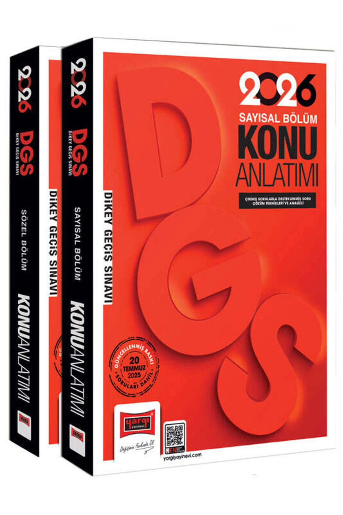 Yargı Yayınları 2026 DGS Sayısal-Sözel Yetenek Konu Anlatımlı Modüler Set (2 Cilt)