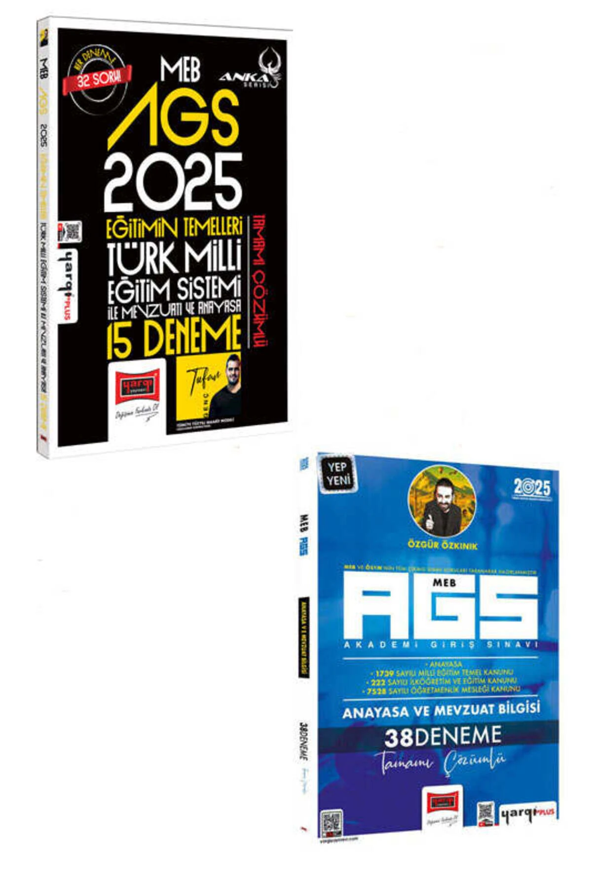 Yargı Yayınları 2025 MEB-AGS Eğitimin Temelleri ve Mevzuat Deneme Seti (2 Kitap)