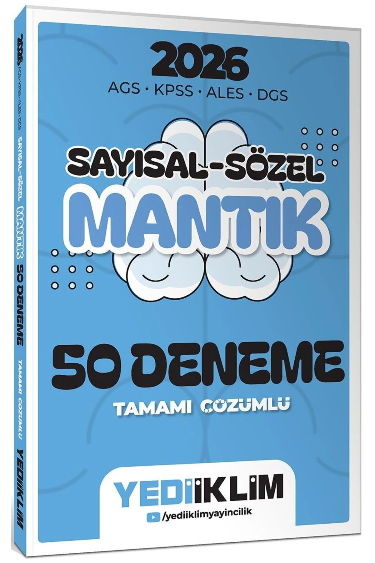 2026 AGS KPSS ALES DGS Sayısal Sözel Mantık Tamamı Çözümlü 50 Deneme