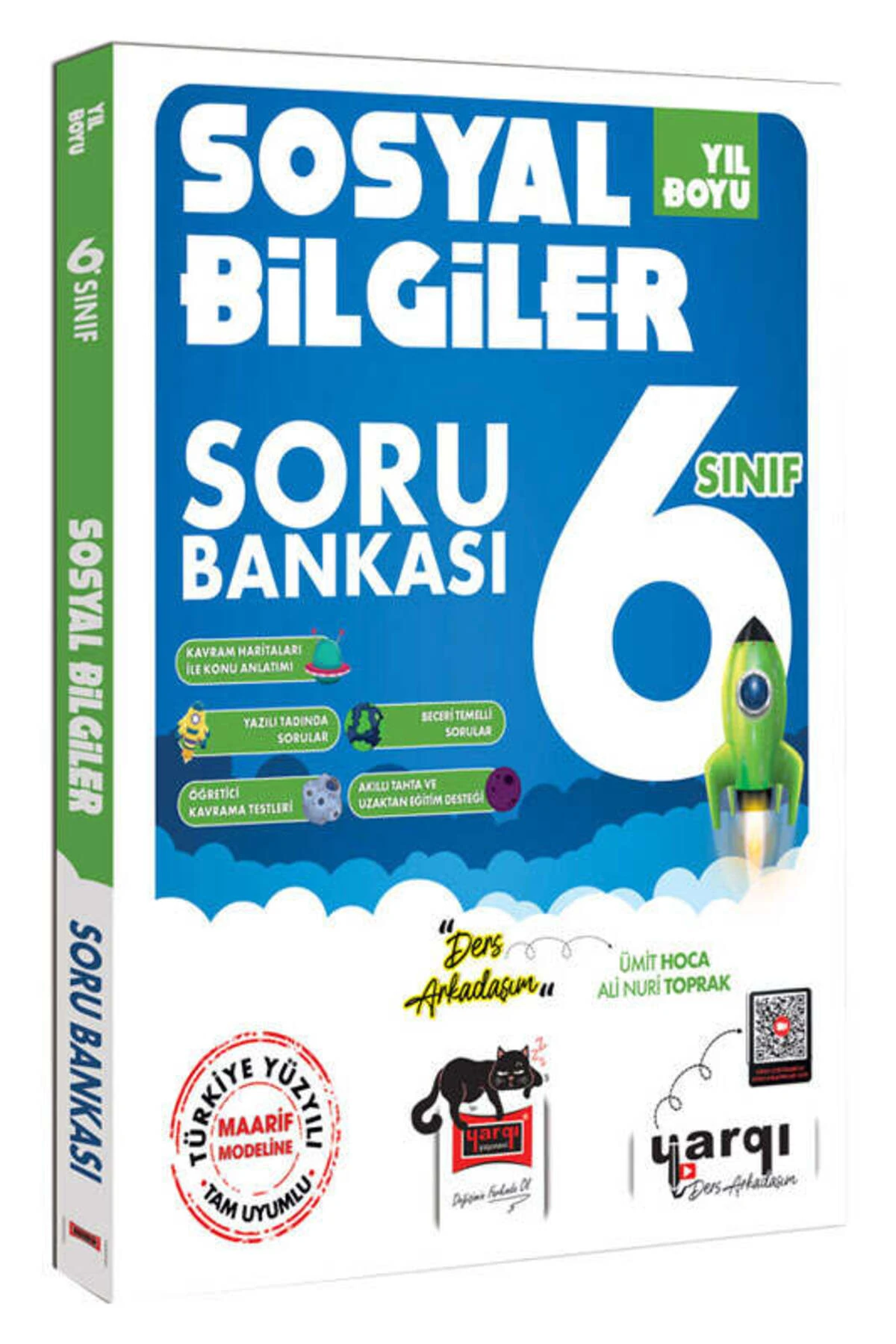 Yargı Ders Arkadaşım 6.Sınıf Yıl Boyu Sosyal Bilgiler Soru Bankası