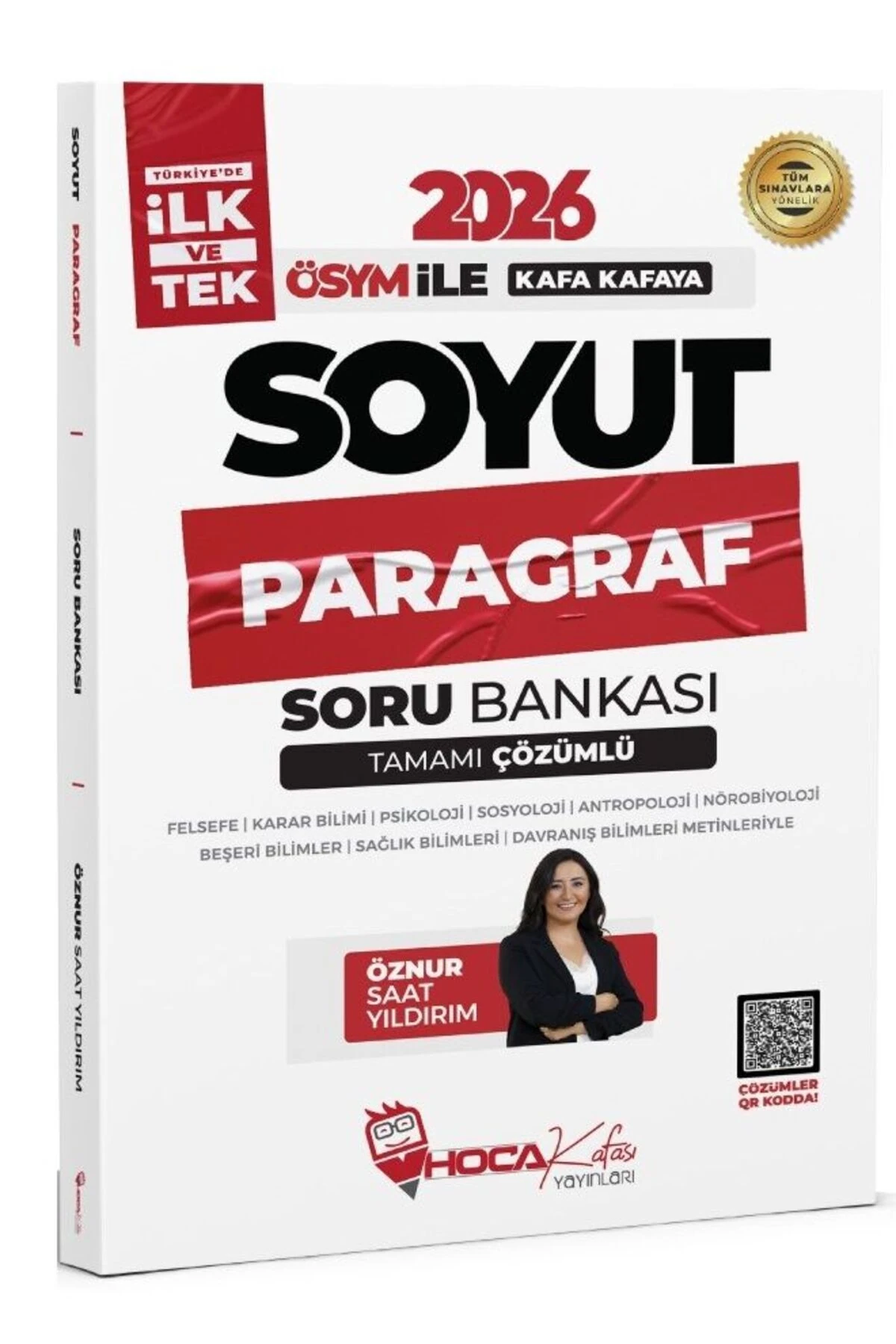 Hoca Kafası 2026 KPSS TYT ALES DGS Soyut Paragraf Soru Bankası Çözümlü - Öznur Saat Yıldırım Hoca Ka