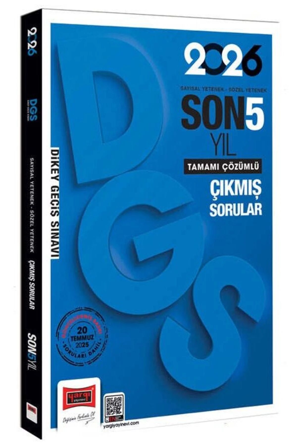 Yargı 2026 DGS Çıkmış Sorular Son 5 Yıl Çözümlü