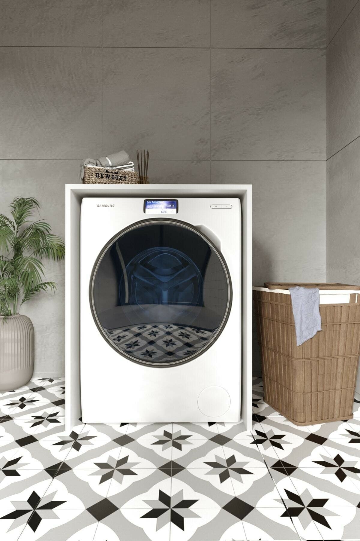 Egecan Mobilya Çamaşır Makinesi Dolabı Çamaşır Makinesi Giydirmesi Çamaşır Makinesi Alt Modulü Banyo Dolabı