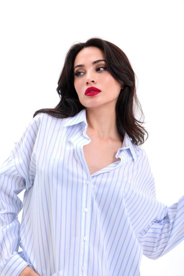 7448 GÖMLEK-PALERMO ÇİZGİLİ
