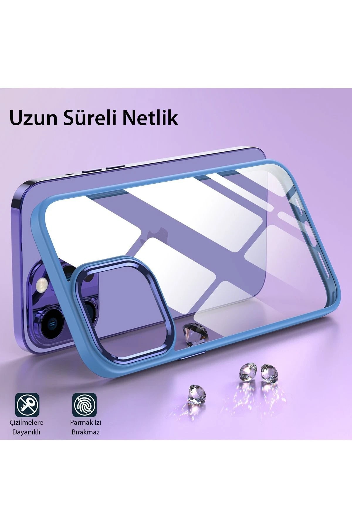 iPhone 13 Pro Max Kılıf Power Silikon - Mor