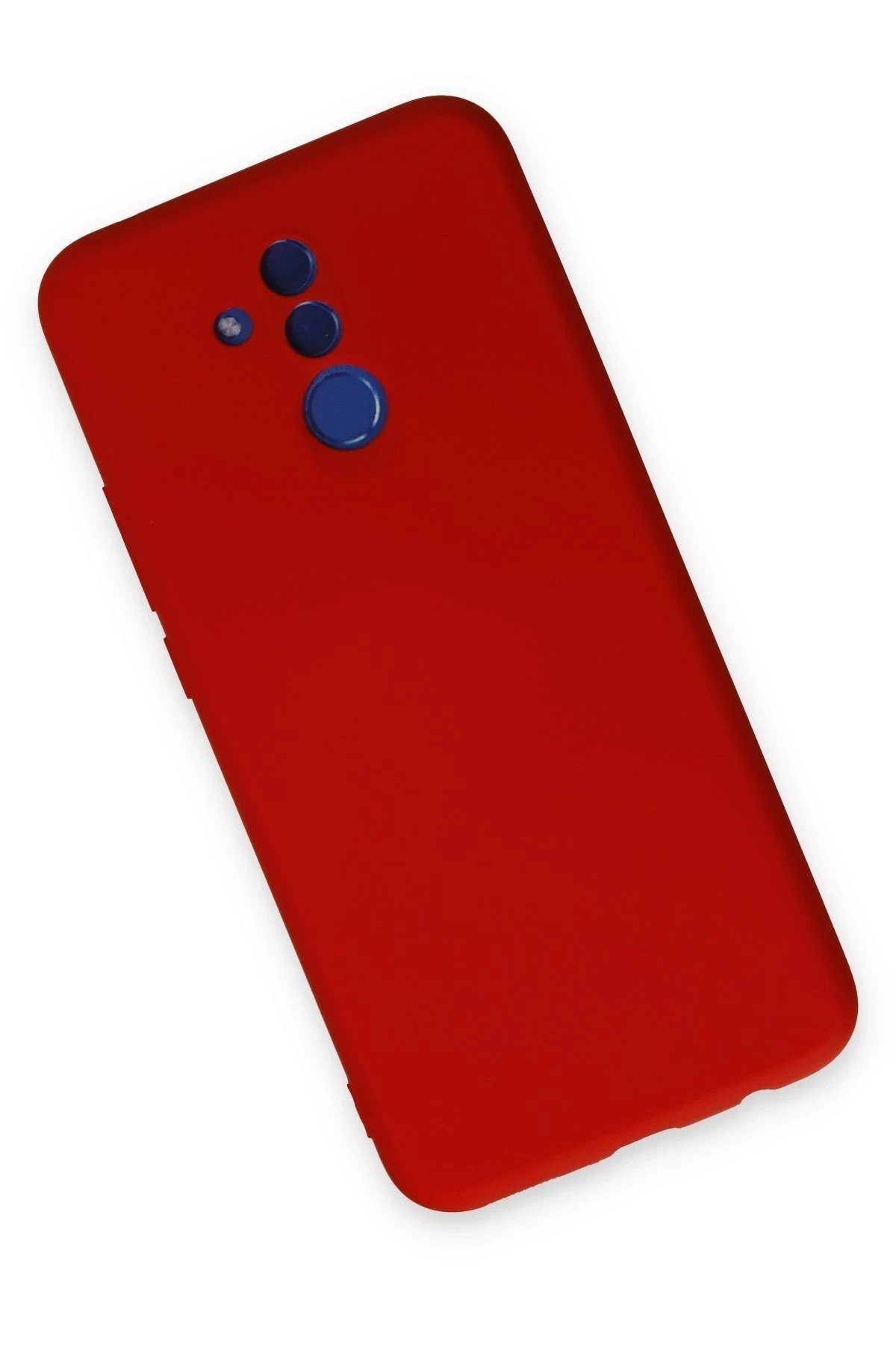 Huawei Mate 20 Lite Kılıf Nano içi Kadife Silikon - Kırmızı