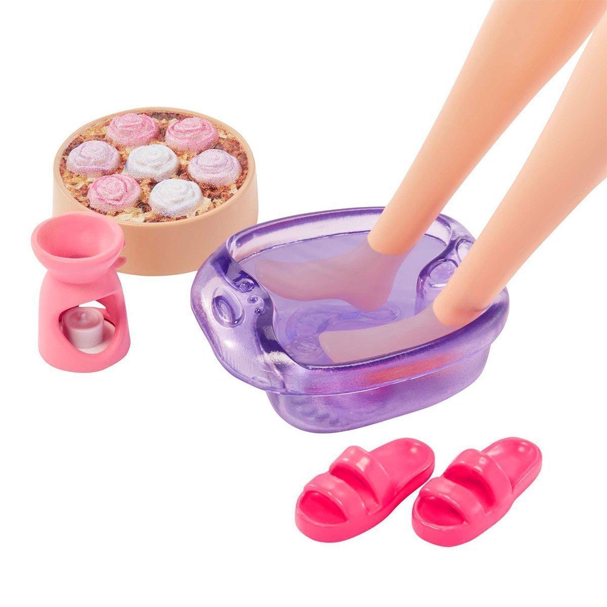HKT90 Barbie Wellness - Spa Günü Sarışın Bebek