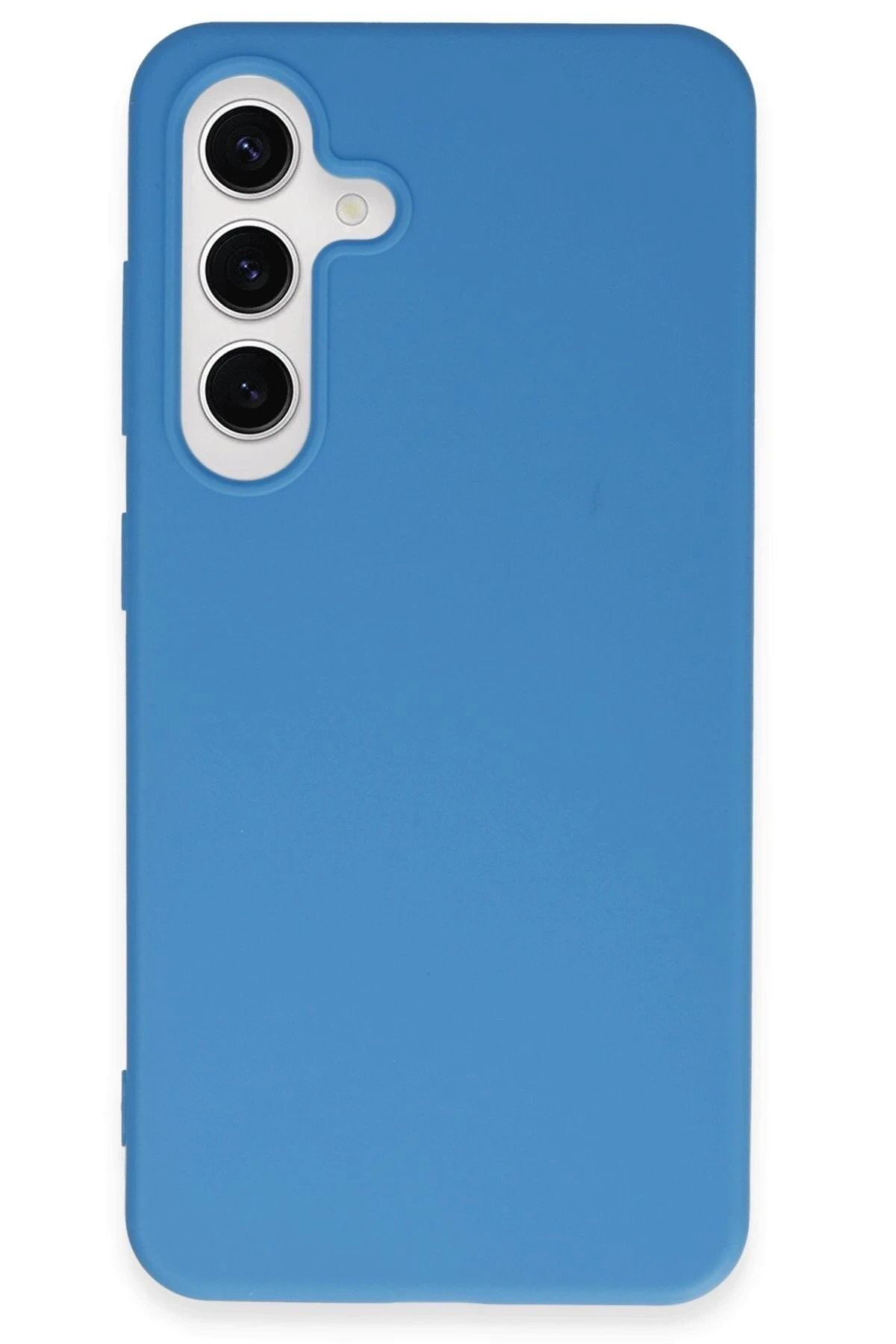 Samsung Galaxy S24 Plus Kılıf First Silikon - Mavi