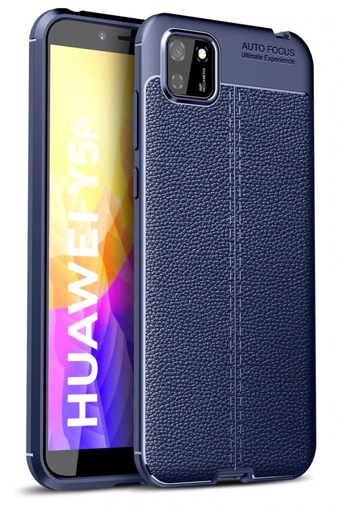 Huawei Y5P Kılıf Auto Focus Kapak - Lacivert