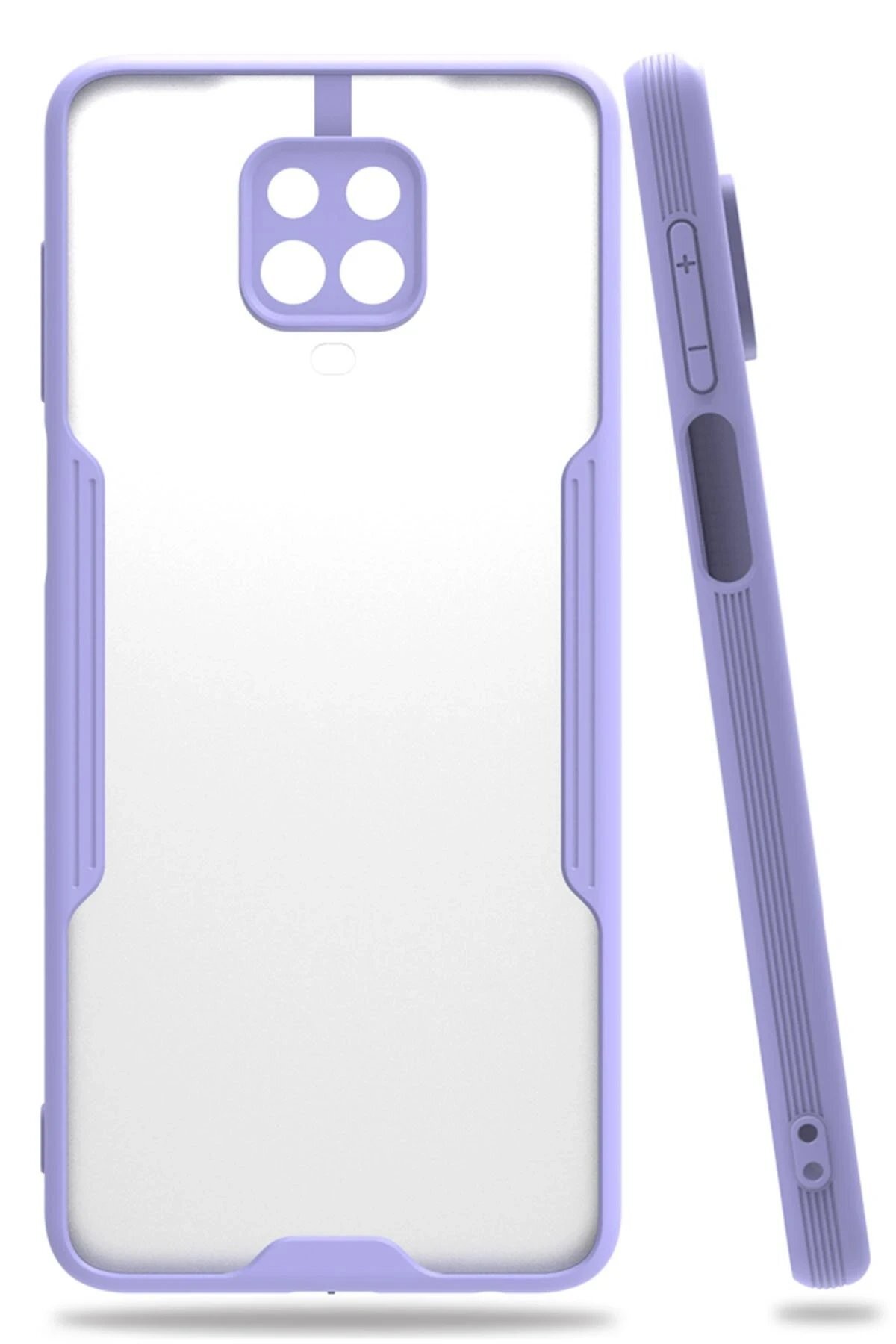 Xiaomi Redmi Note 9S Kılıf Platin Silikon - Lila
