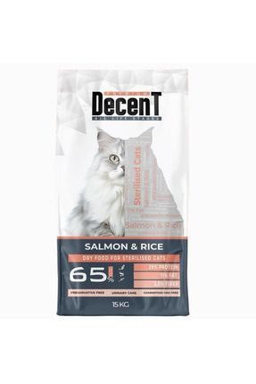 Decent Premium Sterilised Somon Balıklı Kısırlaştırılmış Kedi Maması 15 kg