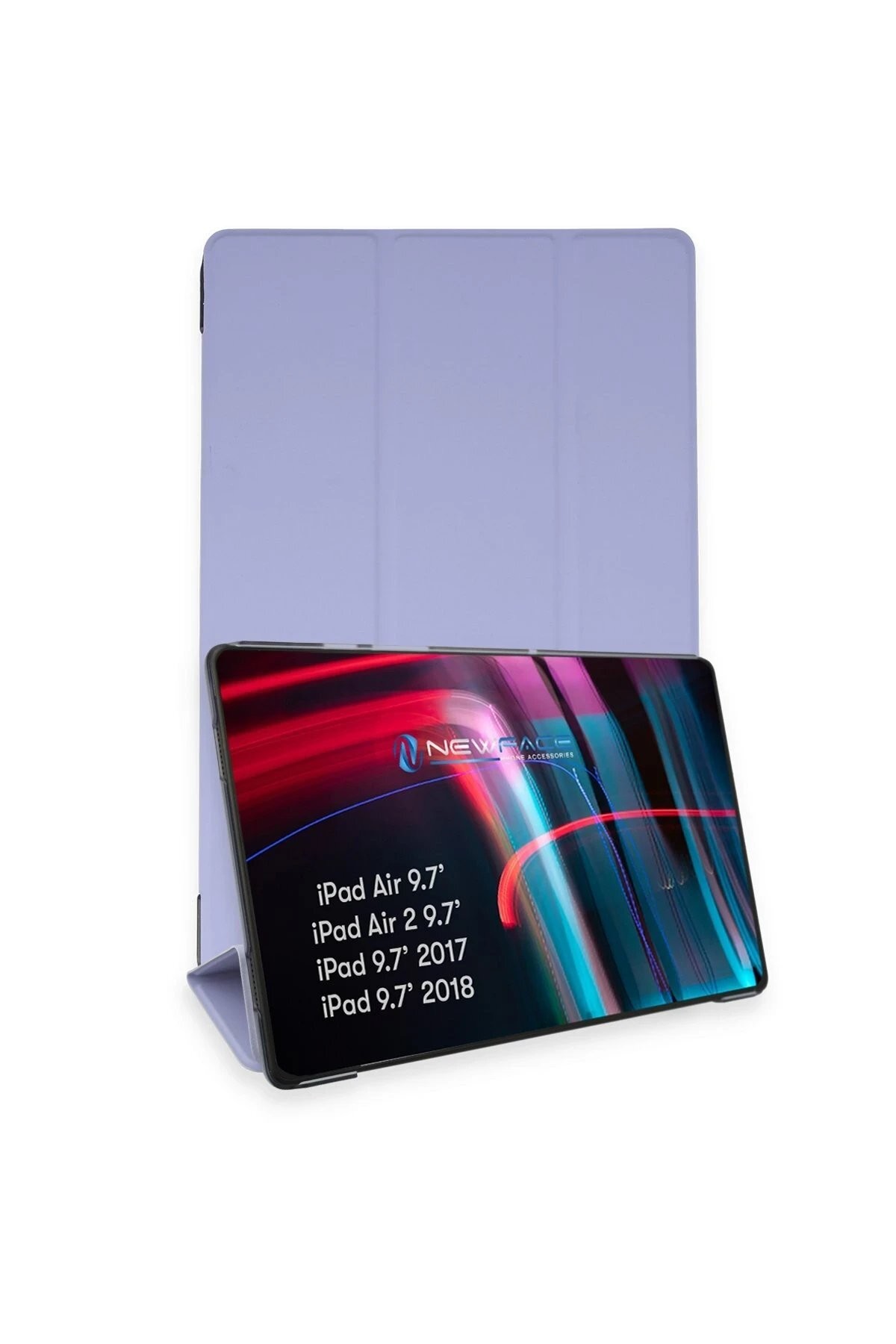 iPad 5 Air 9.7 Kılıf Tablet Smart Kılıf - Lila