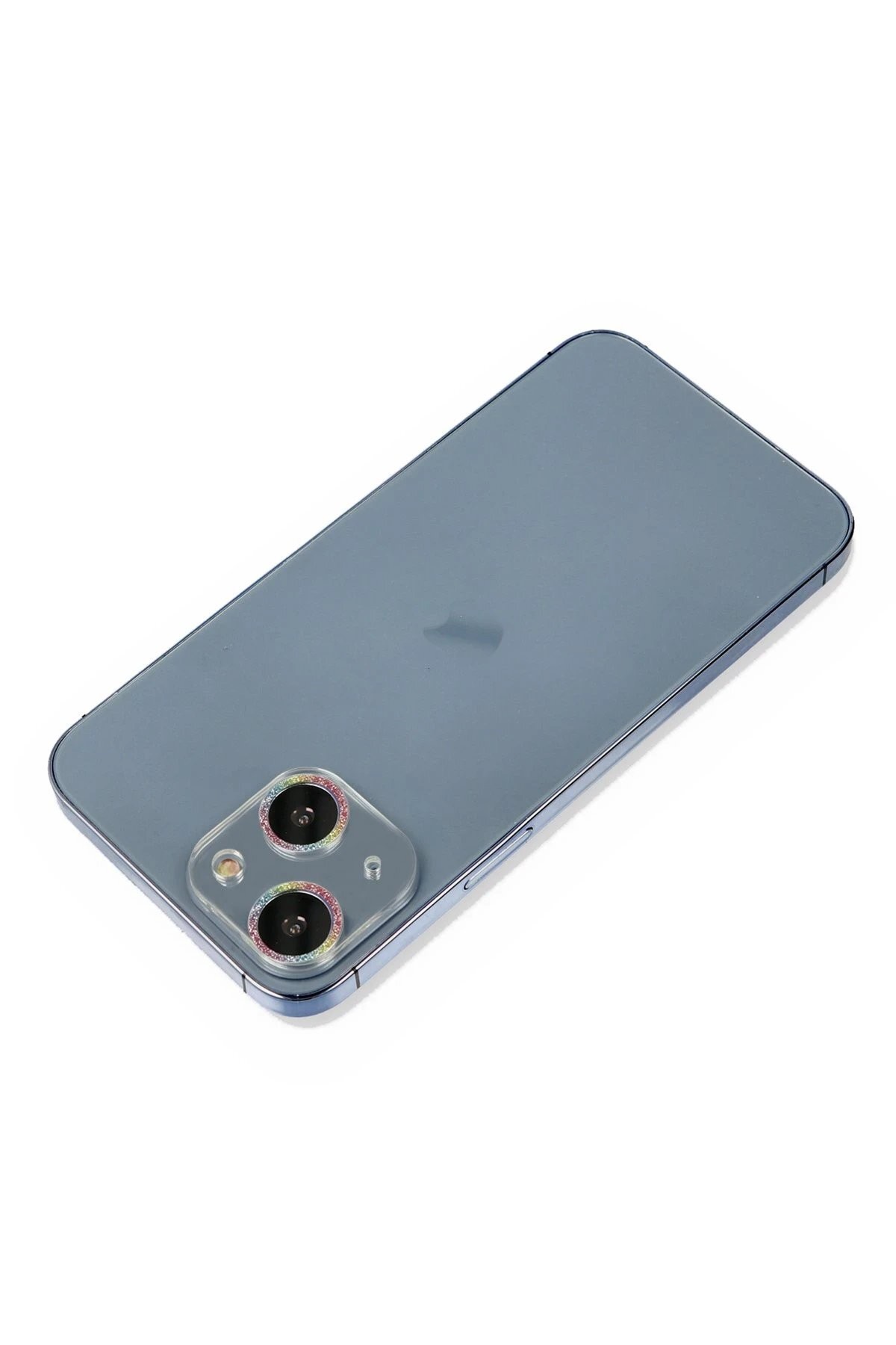 iPhone 13 Mini Shine Kamera Lens Koruma Cam - Rainbow