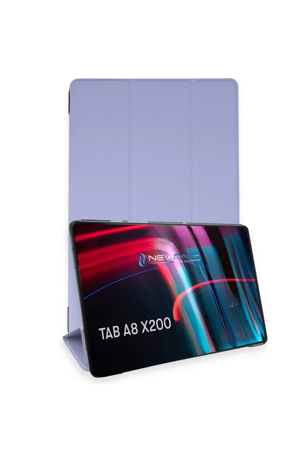 Samsung Galaxy X200 Tab A8 10.5 Kılıf Tablet Smart Kılıf - Lila