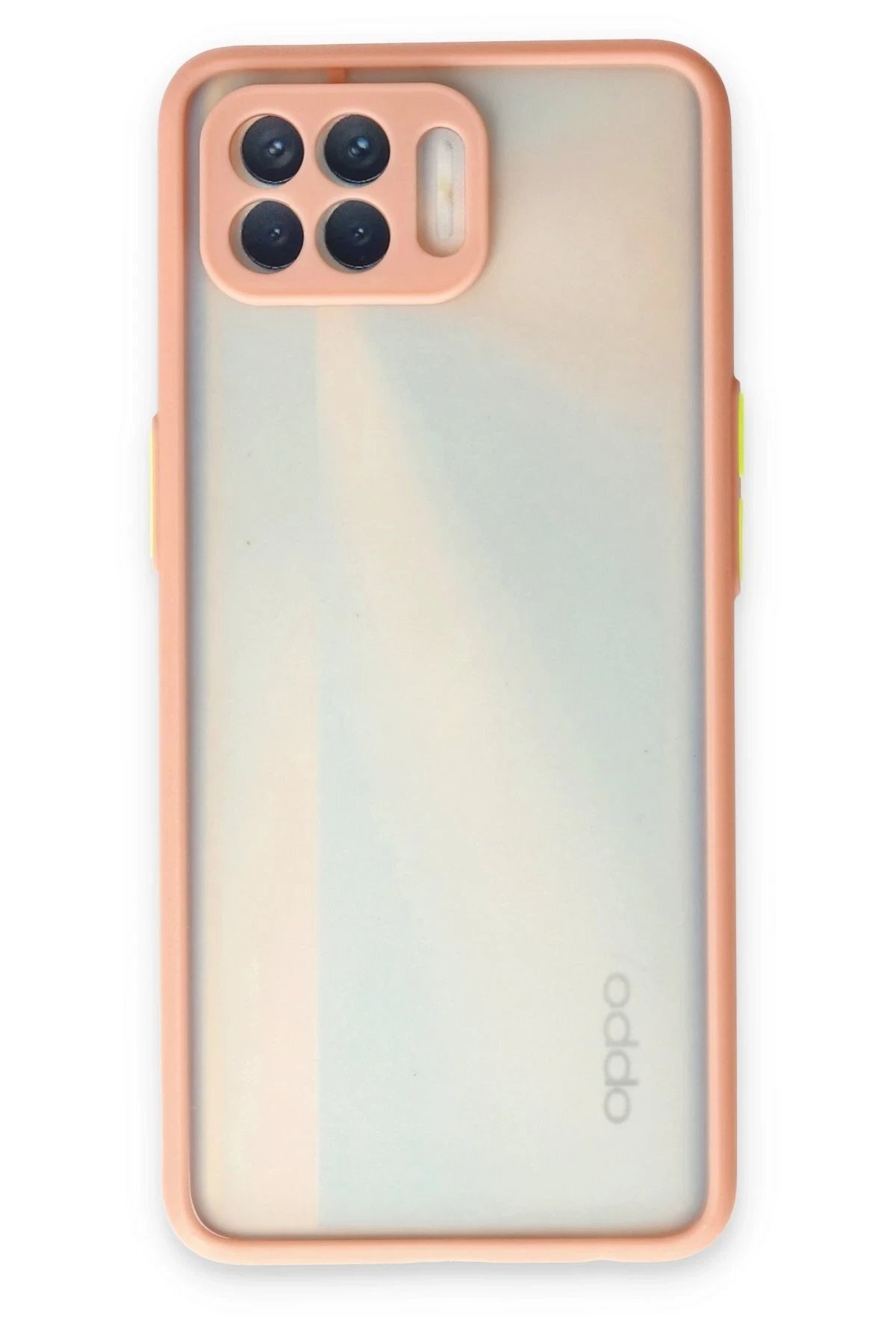 Oppo Reno 4 Lite Kılıf Montreal Silikon Kapak - Pembe