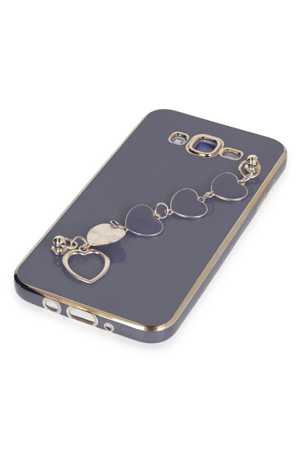 Samsung Galaxy J7 Kılıf Esila Silikon - Gri