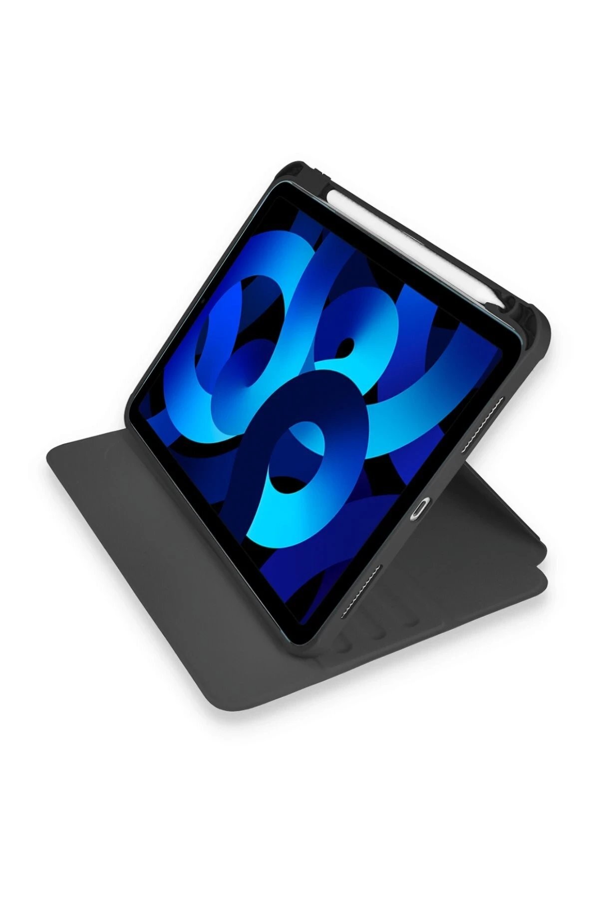 iPad 10.2 (7.nesil) Kılıf Starling 360 Kalemlikli Tablet Kılıf - Siyah