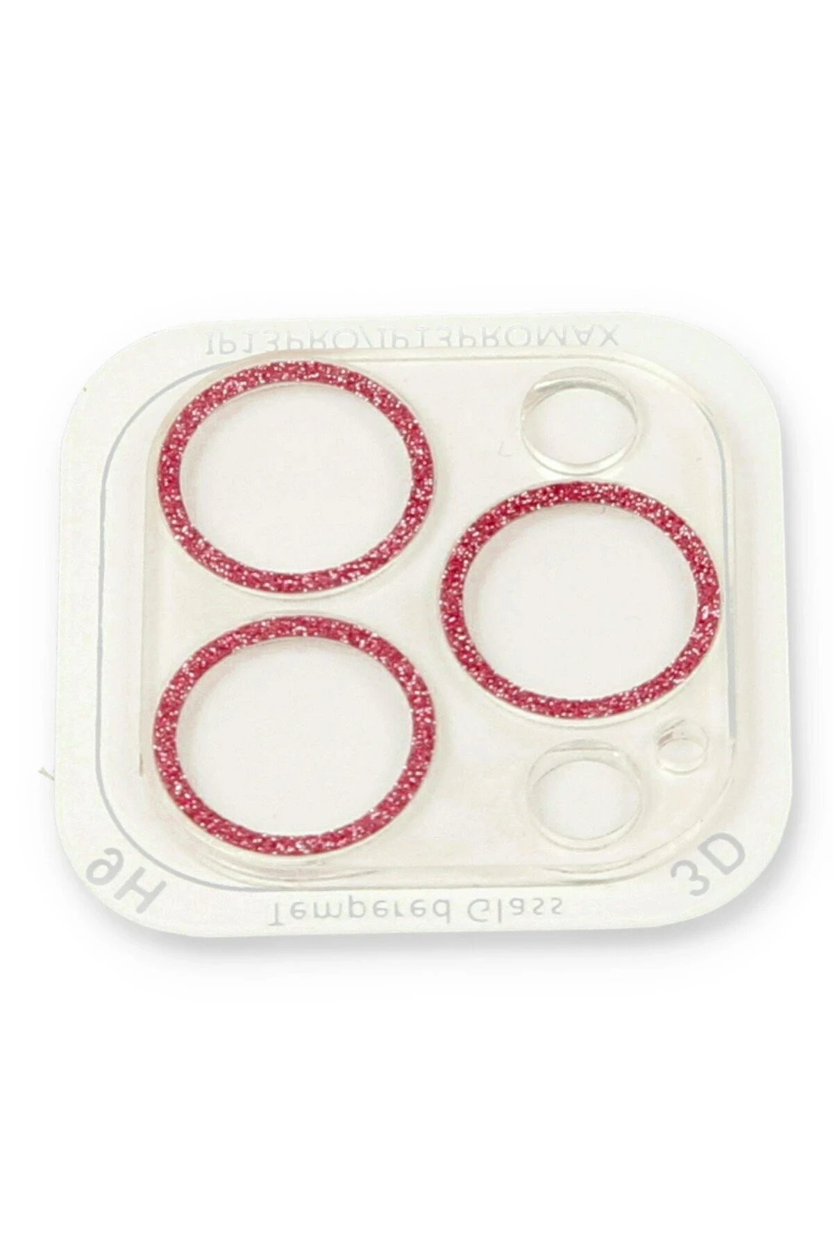 iPhone 13 Pro Max Shine Kamera Lens Koruma Cam - Pembe