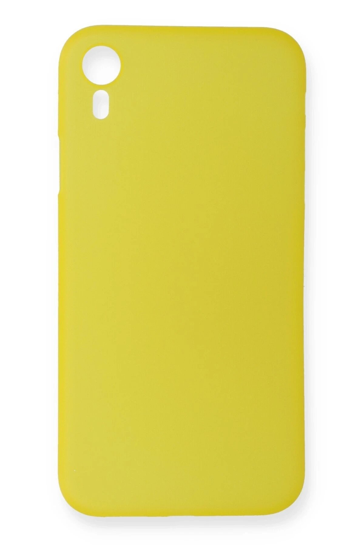 iPhone XR Kılıf PP Ultra İnce Kapak - Sarı