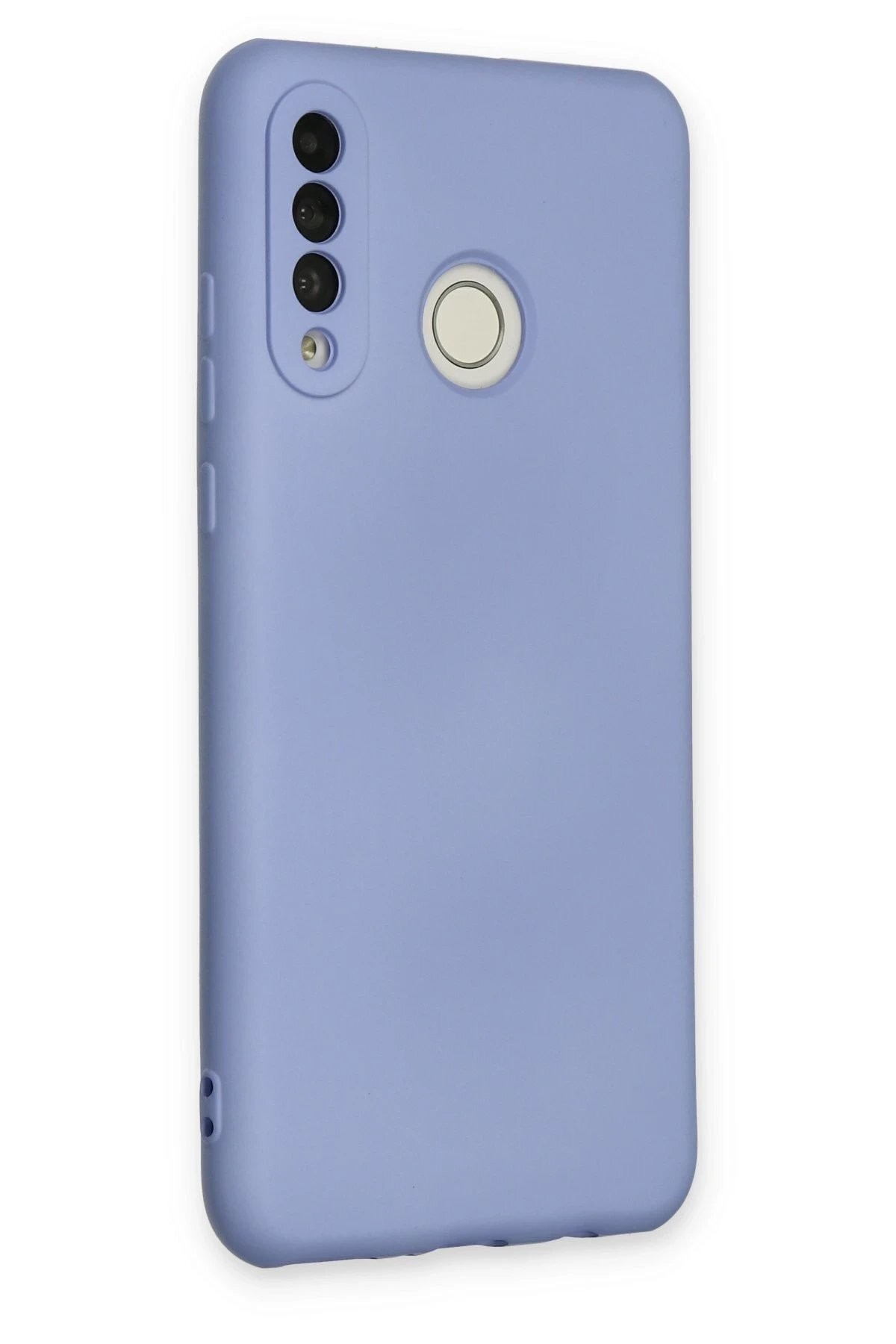 Huawei P30 Lite Kılıf Nano içi Kadife Silikon - Lila