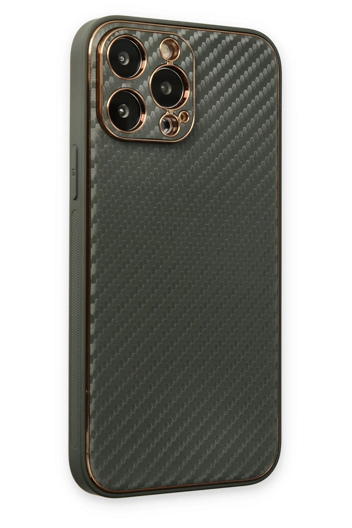 iPhone 13 Pro Max Kılıf Coco Karbon Silikon - Füme